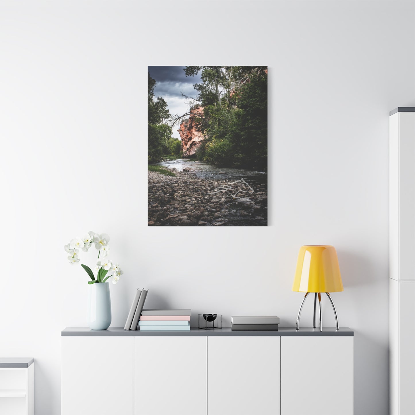 Storm Cloudes near Ayres Natural Bridge Canvas