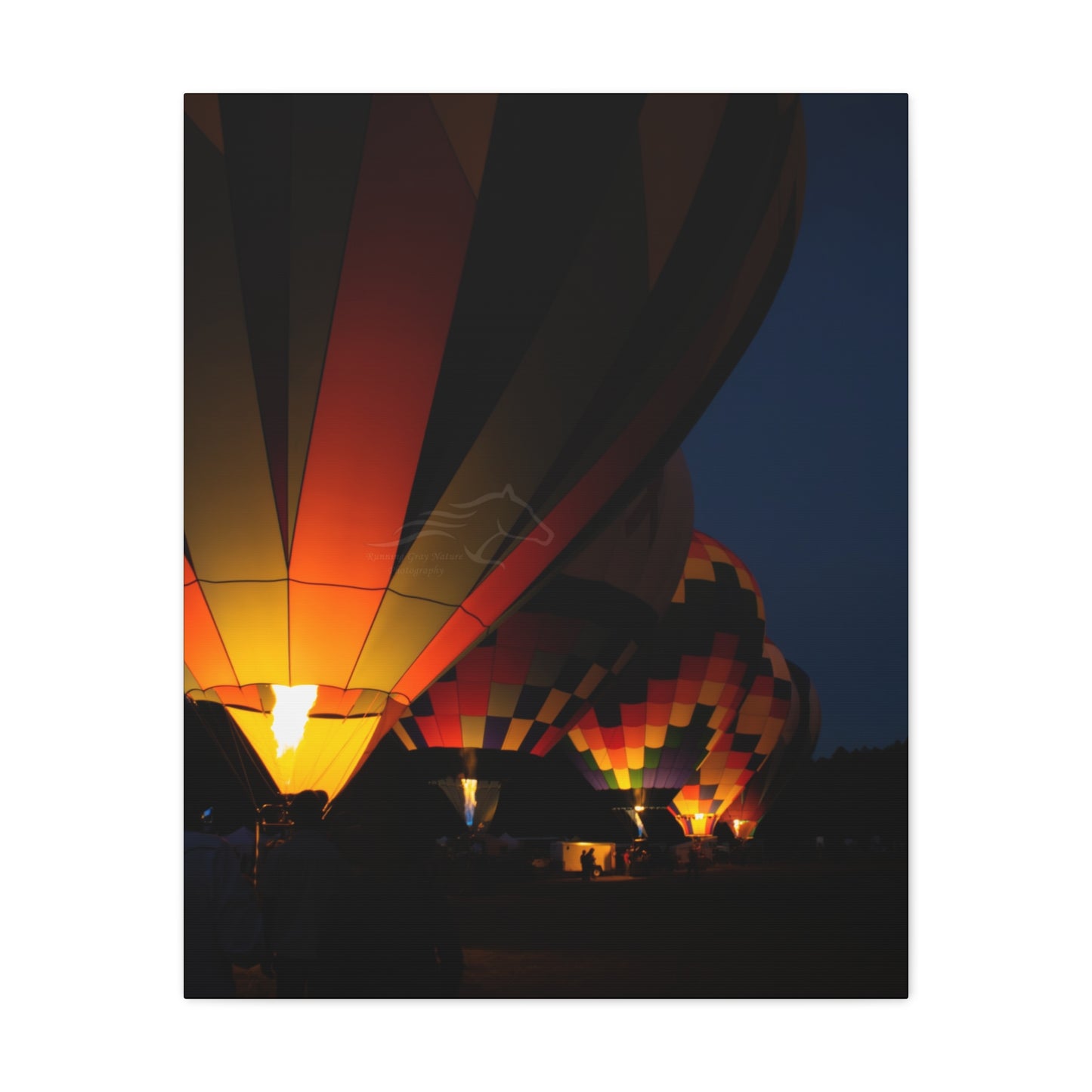 Vibrant Hot Air Balloon Canvas