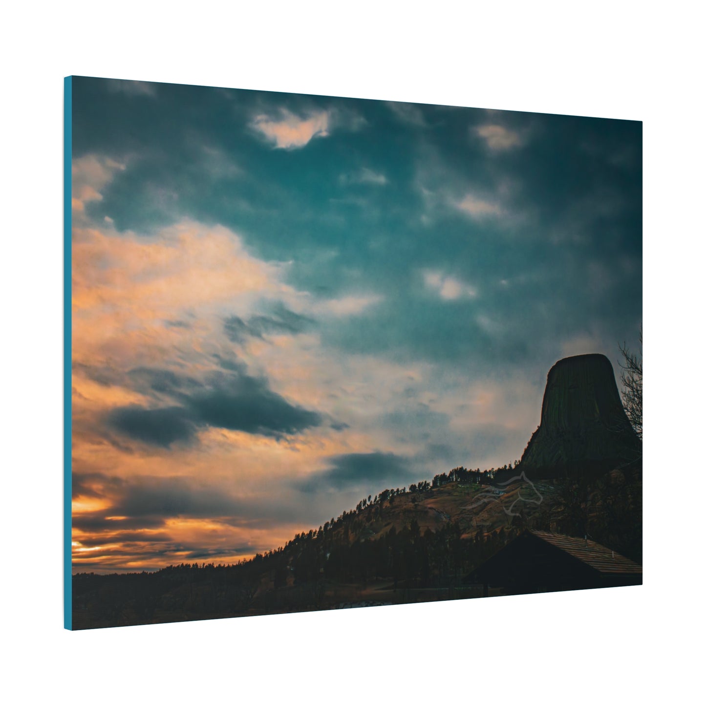 Scenic Landscape Devils Tower Canvas