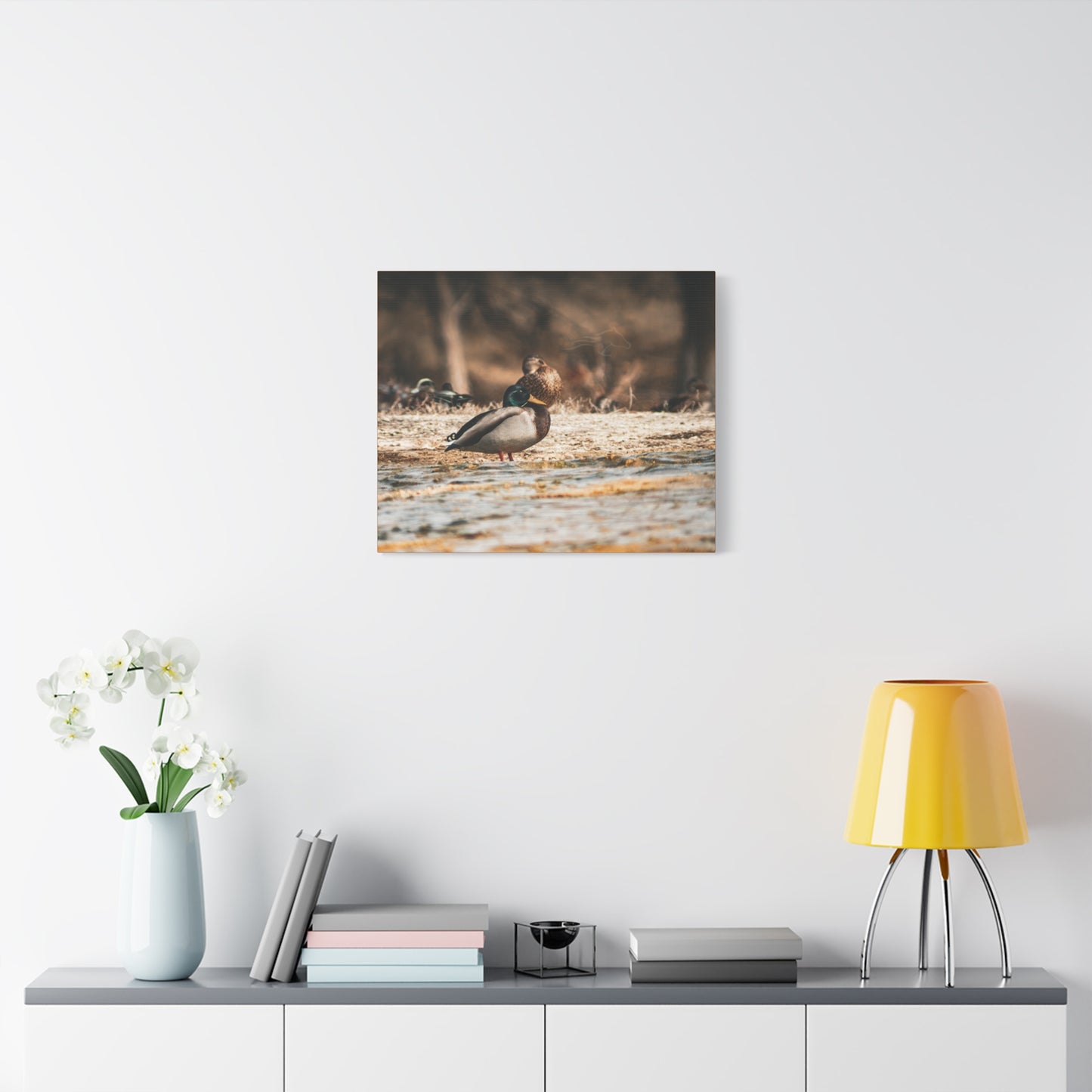 Nature-Inspired Duck Canvas