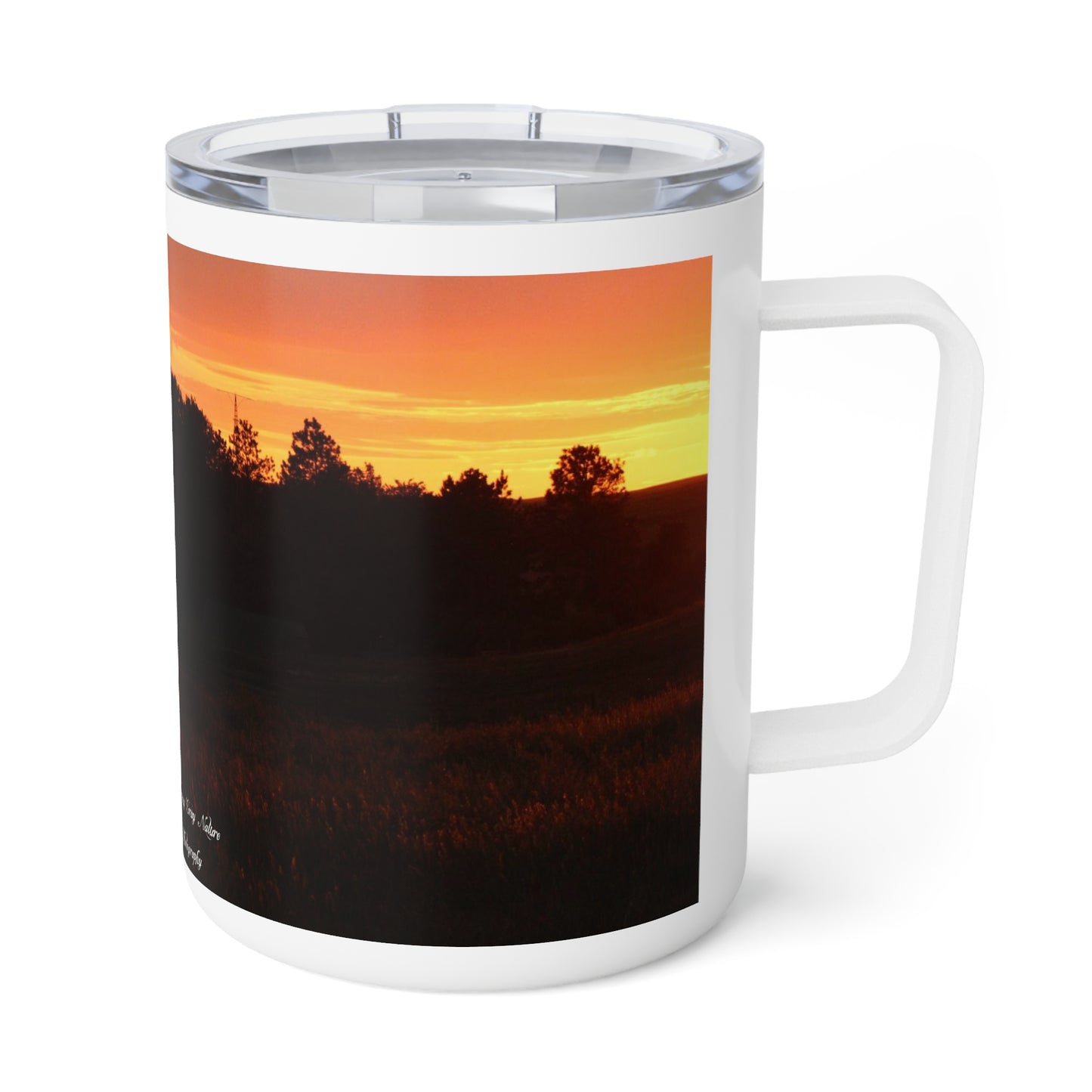 Bear Butte, SD Insulated Coffee Mug, 10oz