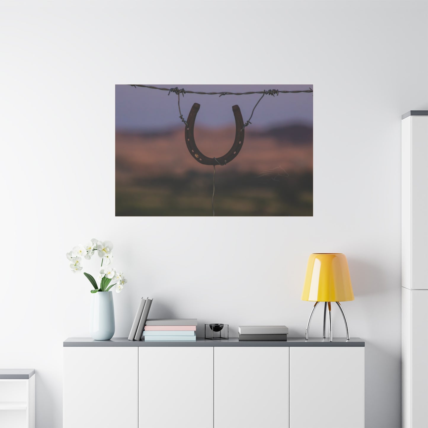 Rustic Horseshoe Canvas