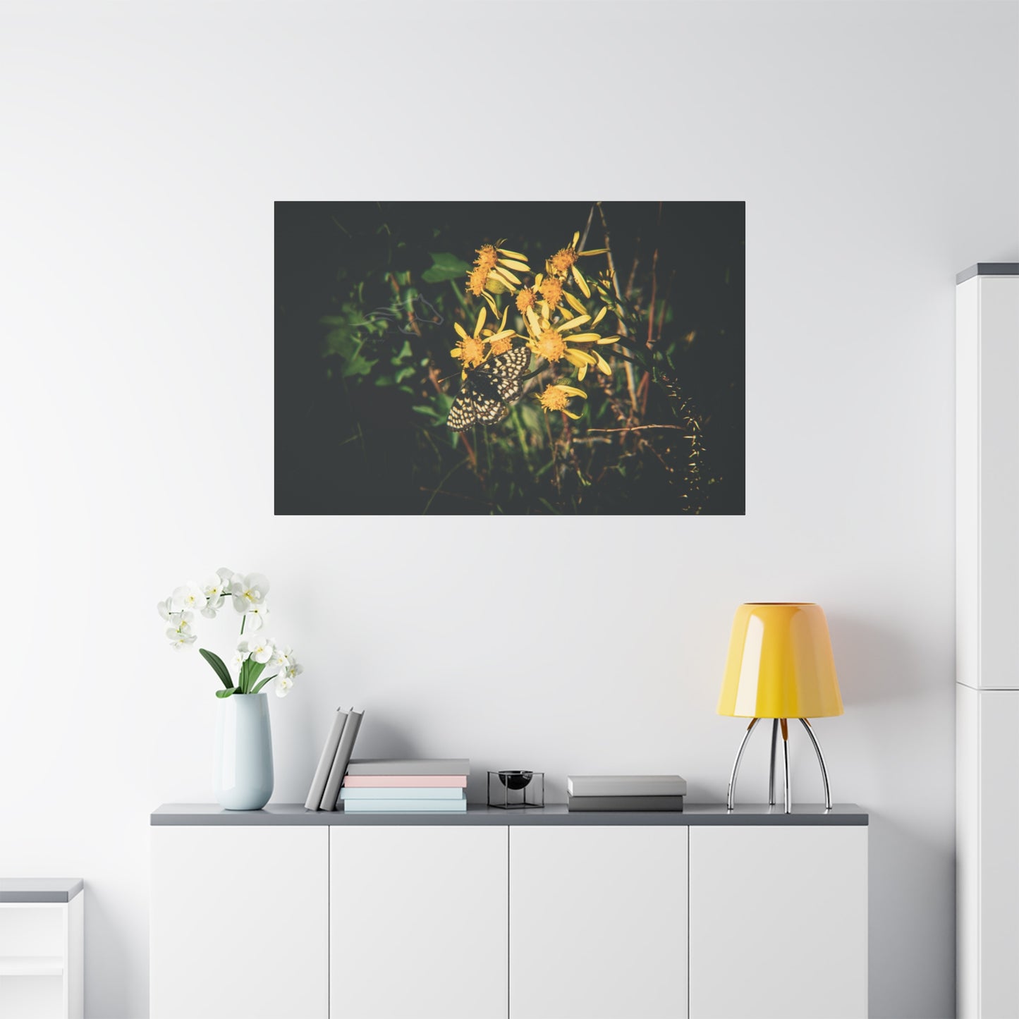 Checkerspot Butterfly Canvas