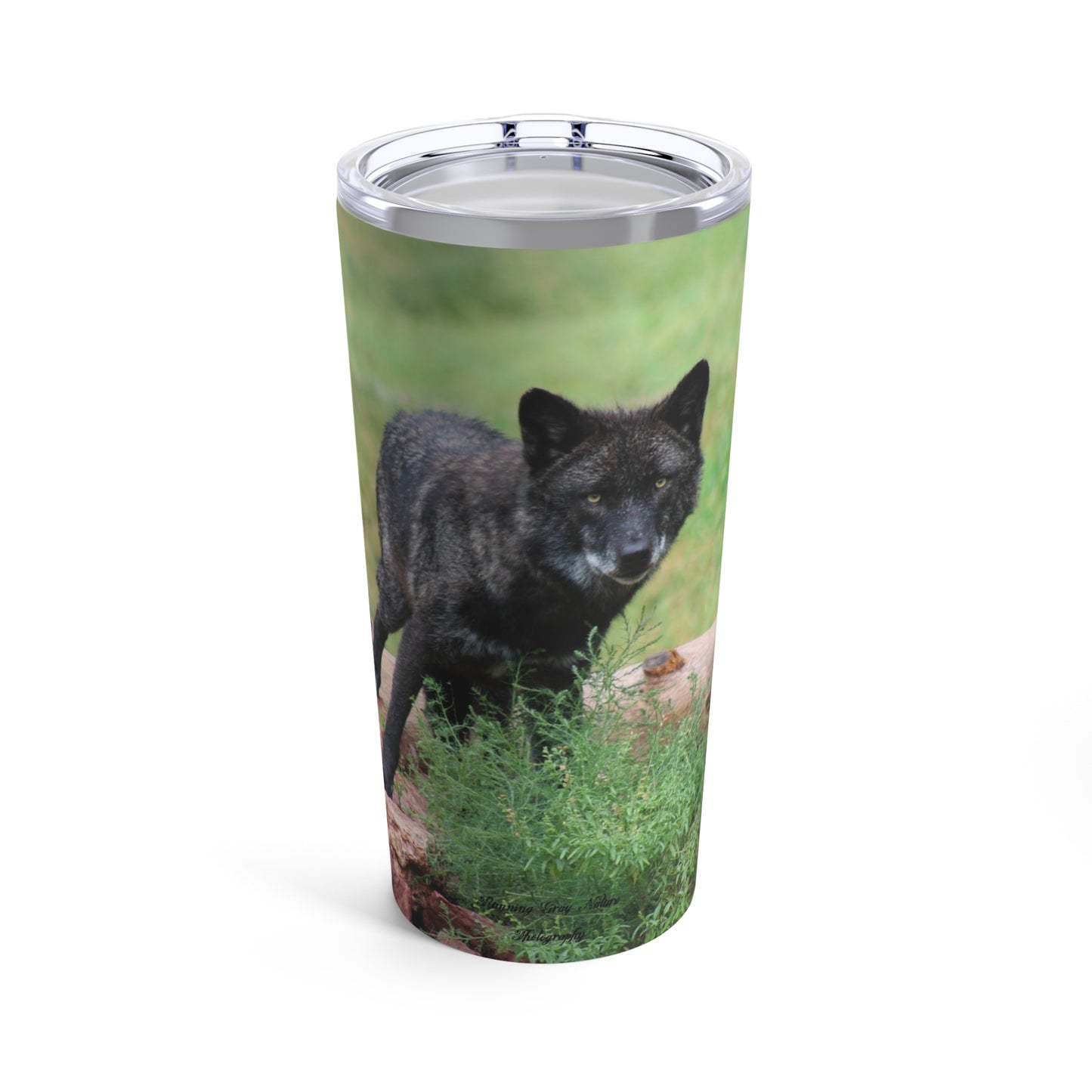 Black Wolf Tumbler 20oz