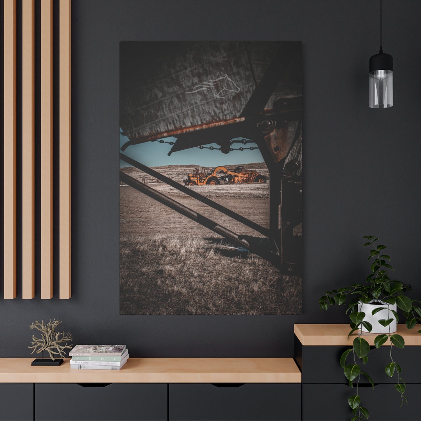 Rustic Yellow John Deer Canvas