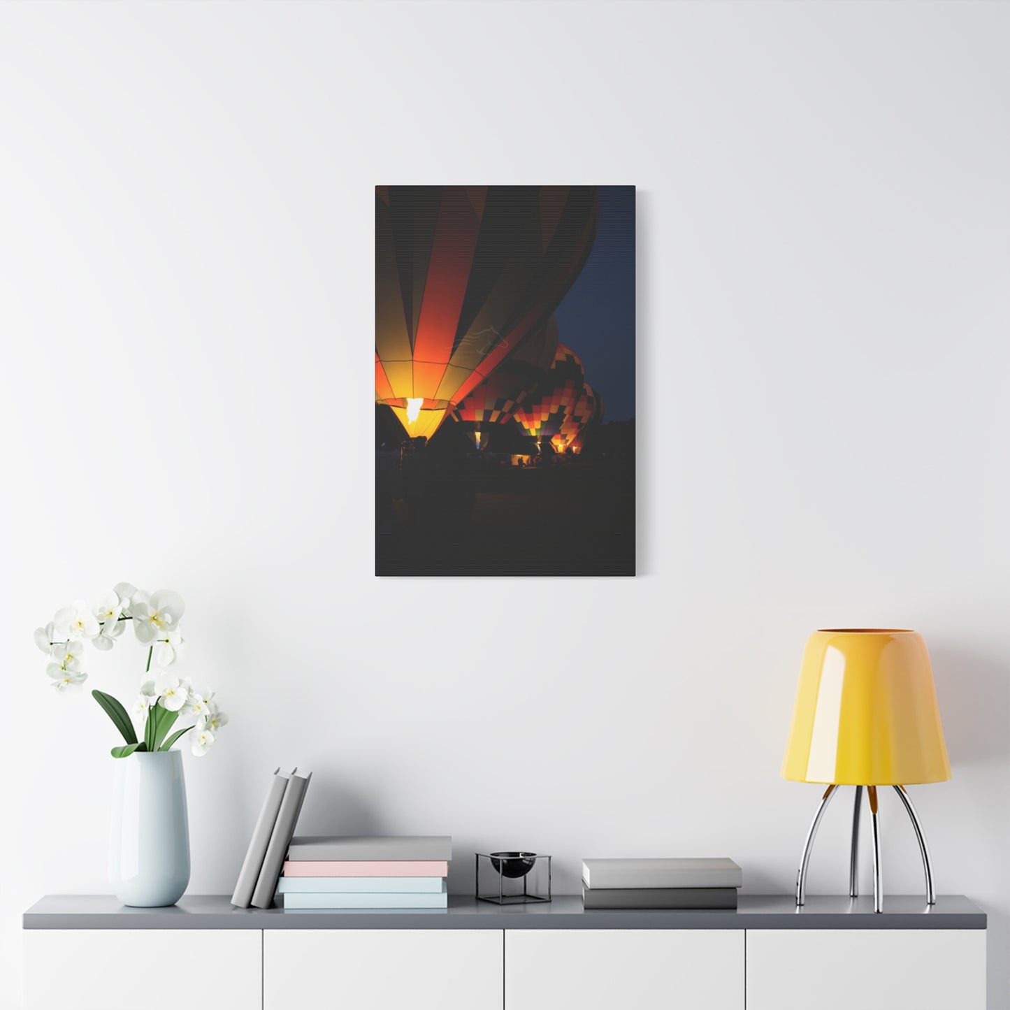 Vibrant Hot Air Balloon Canvas