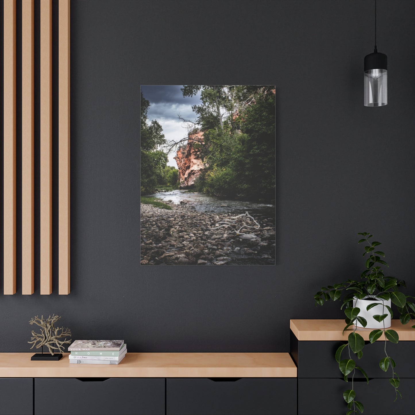 Storm Cloudes near Ayres Natural Bridge Canvas