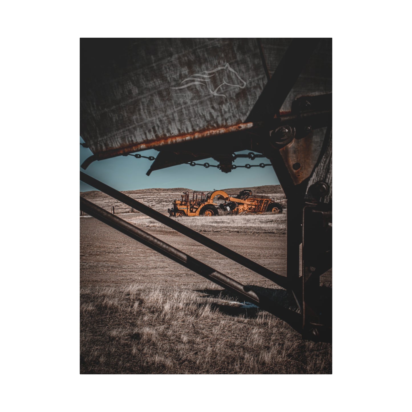 Rustic Yellow John Deer Canvas