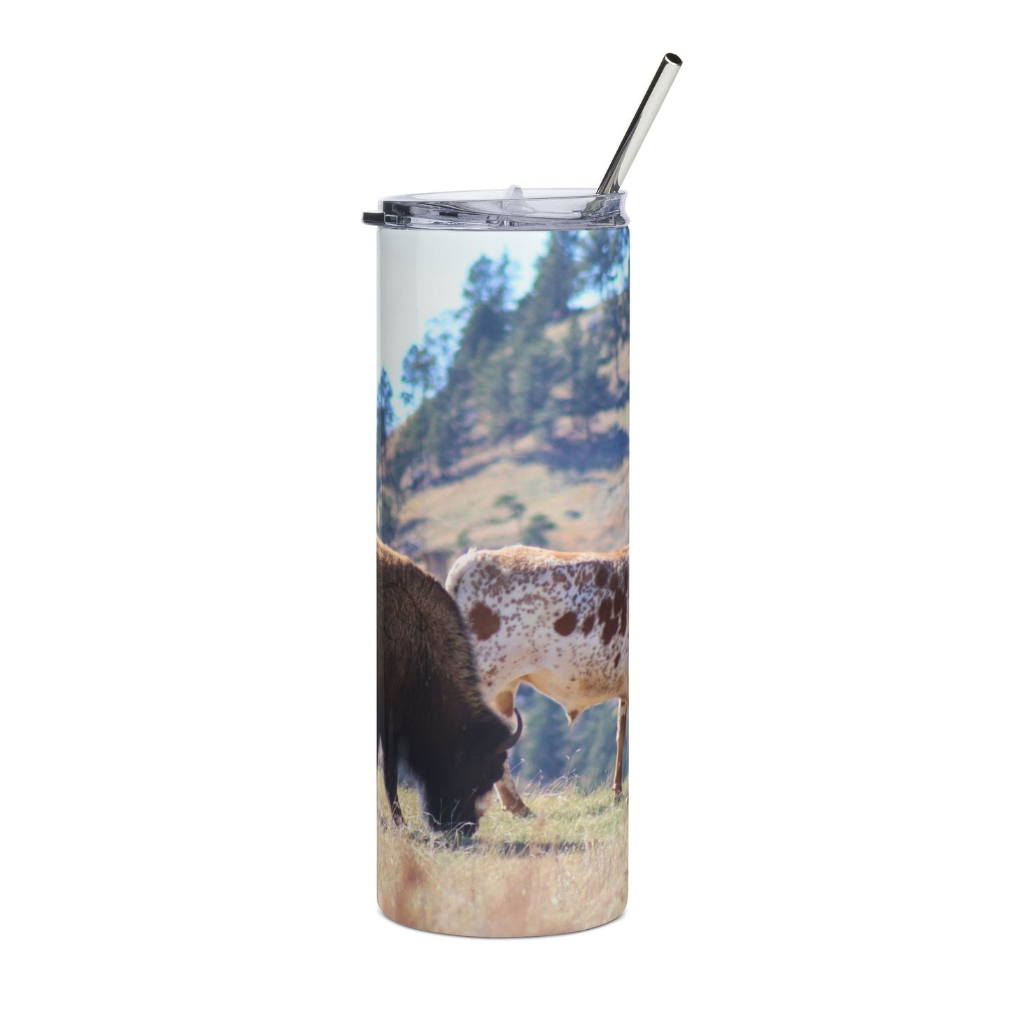 Buffalo and Long Horn Tumbler