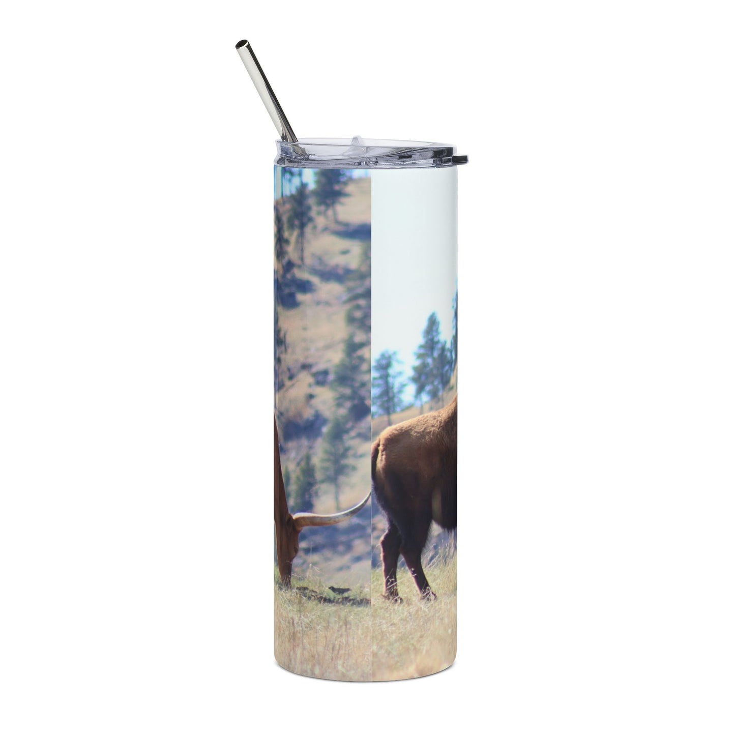 Buffalo and Long Horn Tumbler