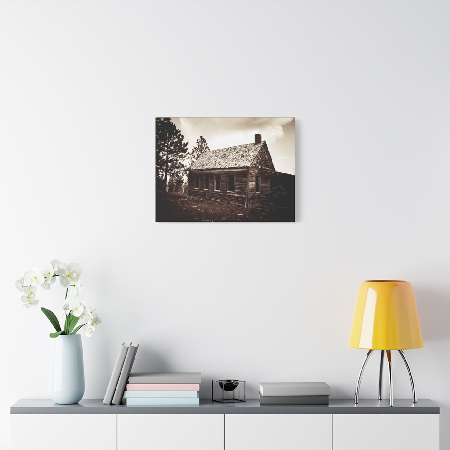 Rustic Bunk House Canvas