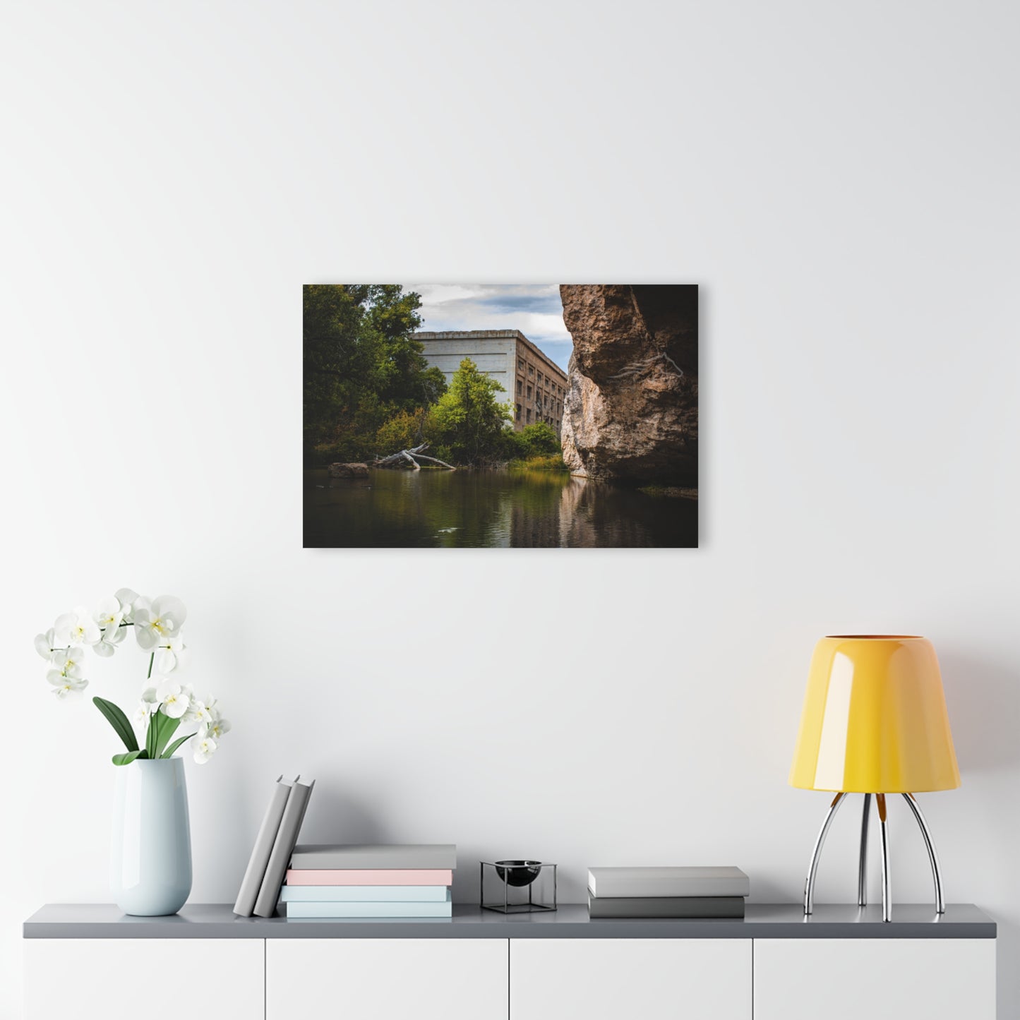 Rustic Ayres Natural Bridge Building Acrylic