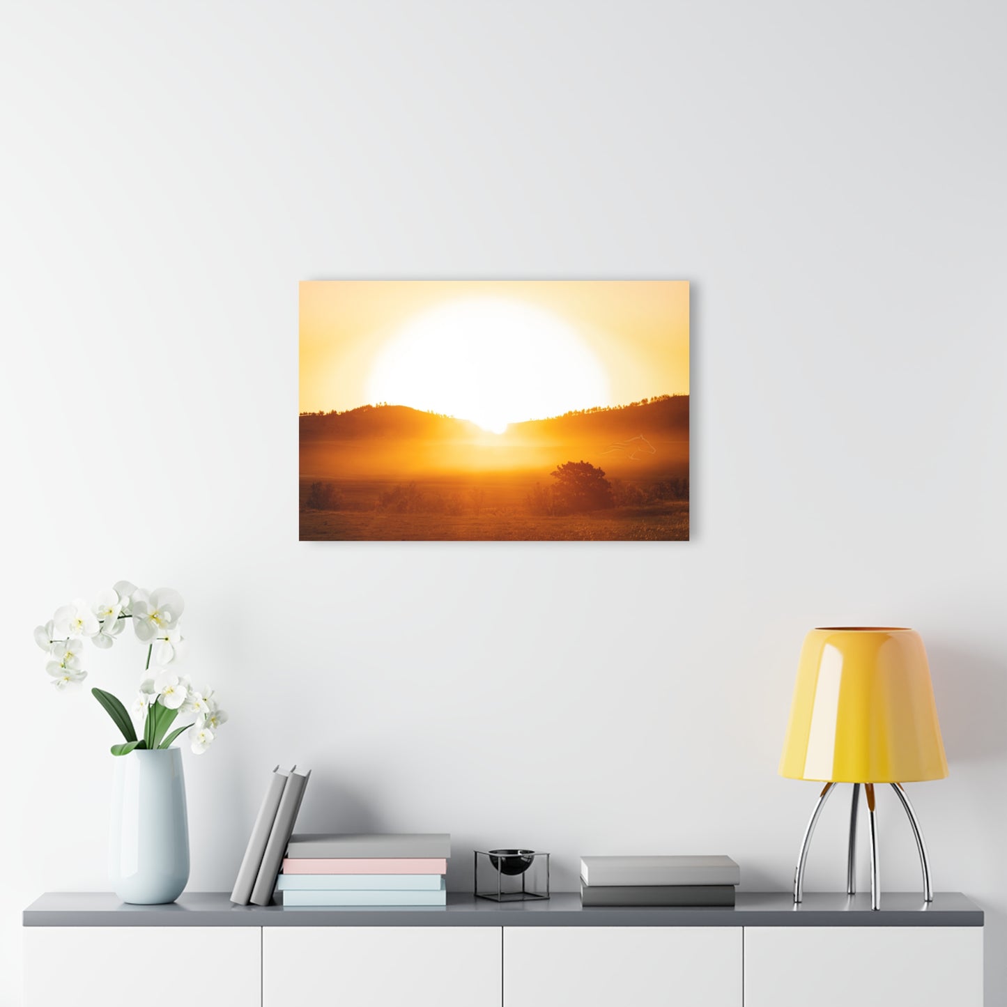 Buffalo Round Up Sunrise Acrylic