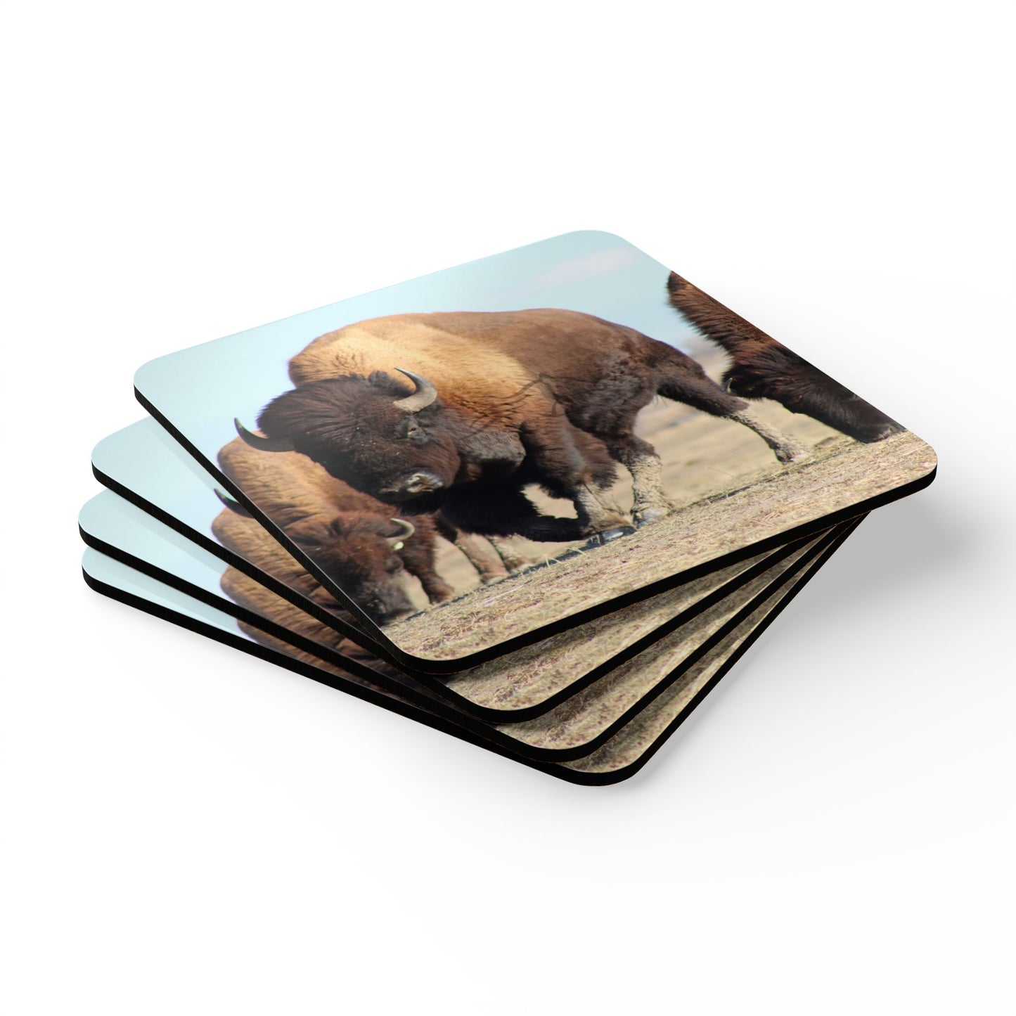 Corkwood Coaster Set