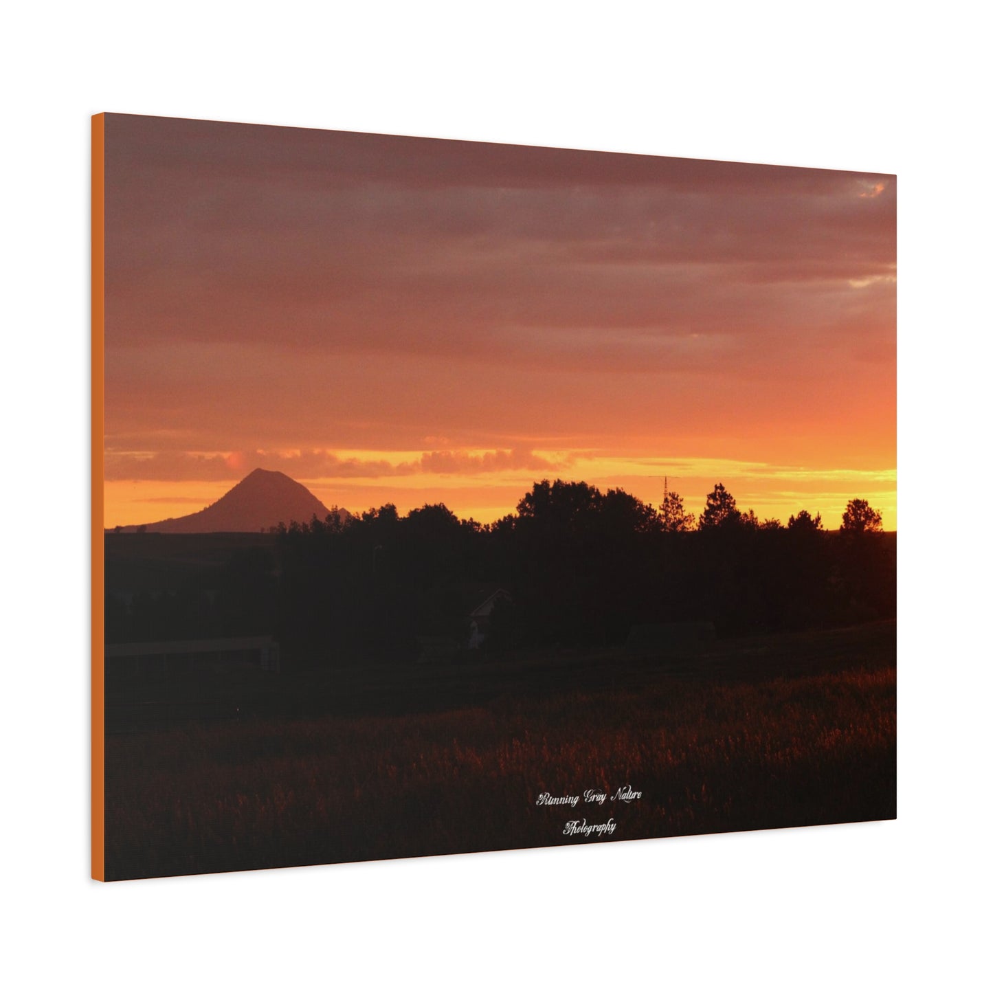 Bear Butte, SD Matte Canvas, Stretched, 1.25"