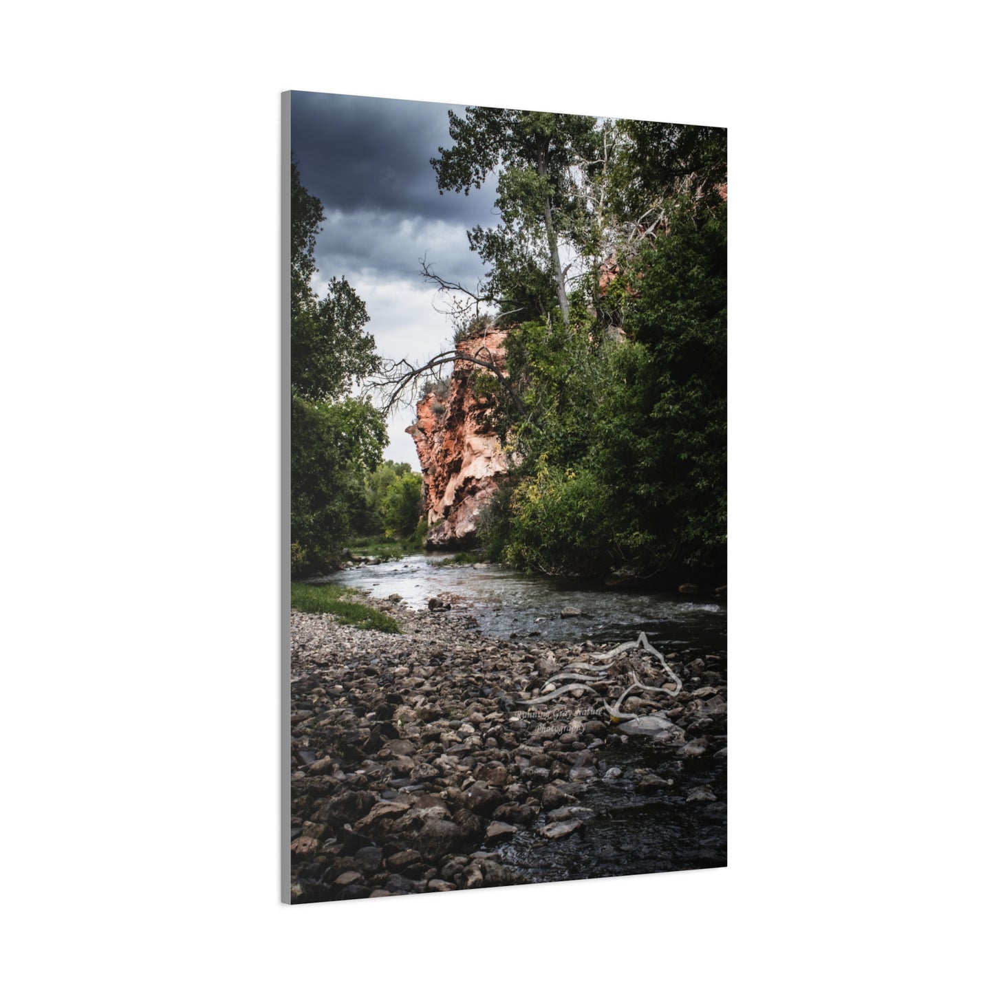 Storm Cloudes near Ayres Natural Bridge Canvas