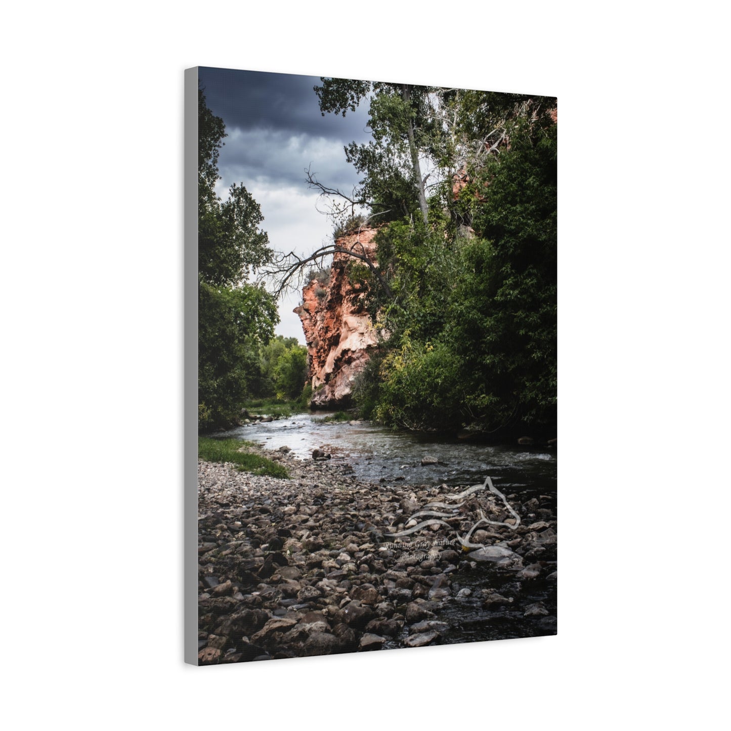 Storm Cloudes near Ayres Natural Bridge Canvas