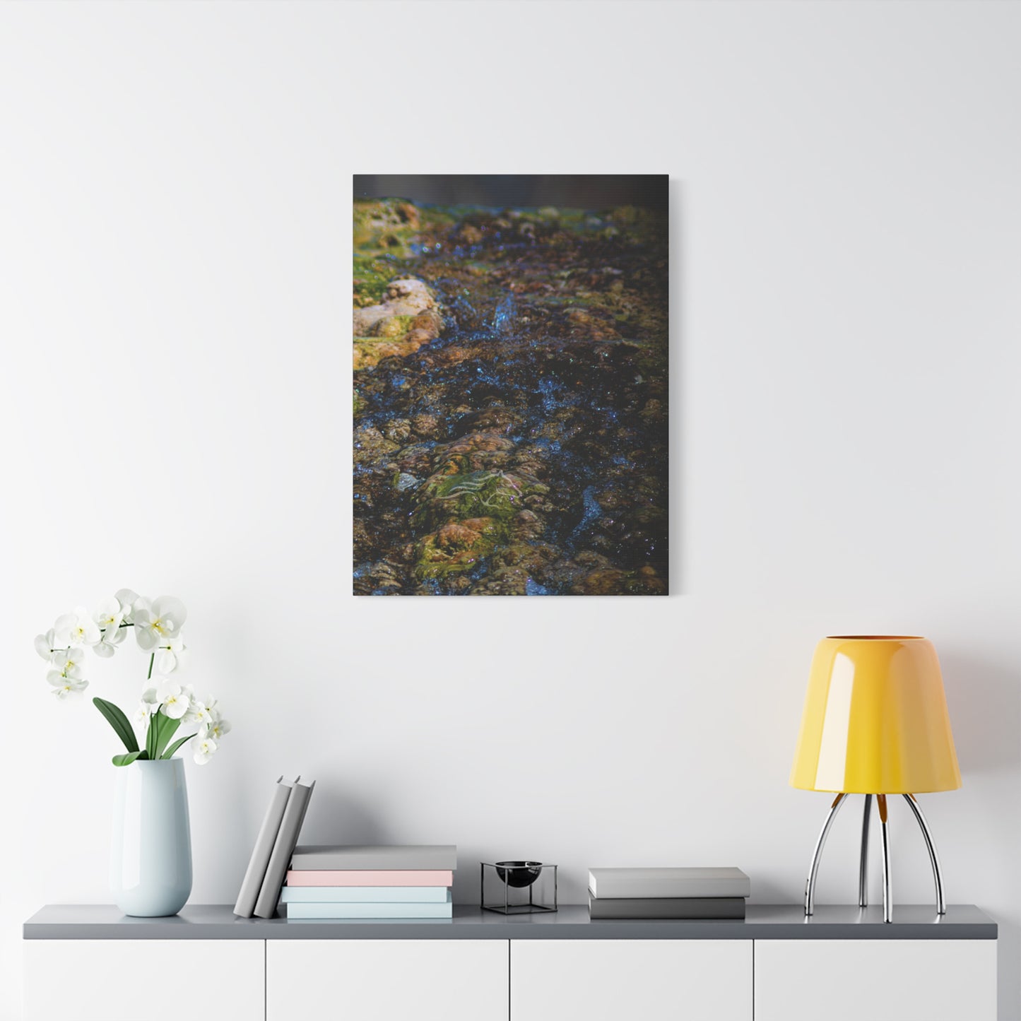 Hot Springs Waterfall Canvas