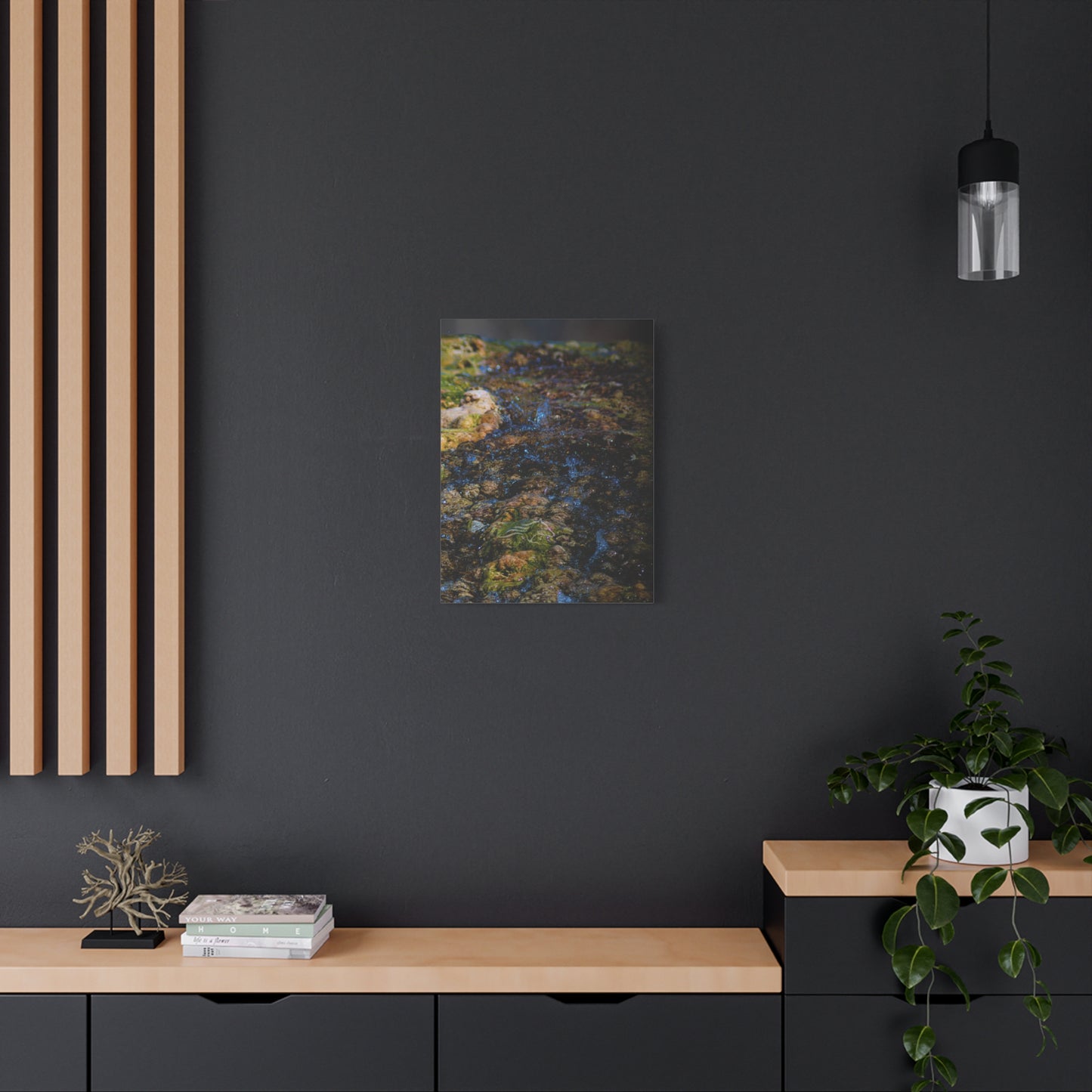 Hot Springs Waterfall Canvas