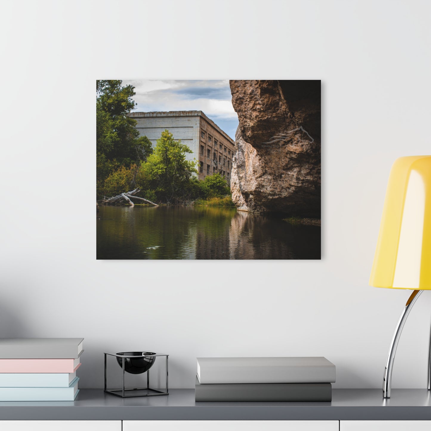 Rustic Ayres Natural Bridge Building Acrylic