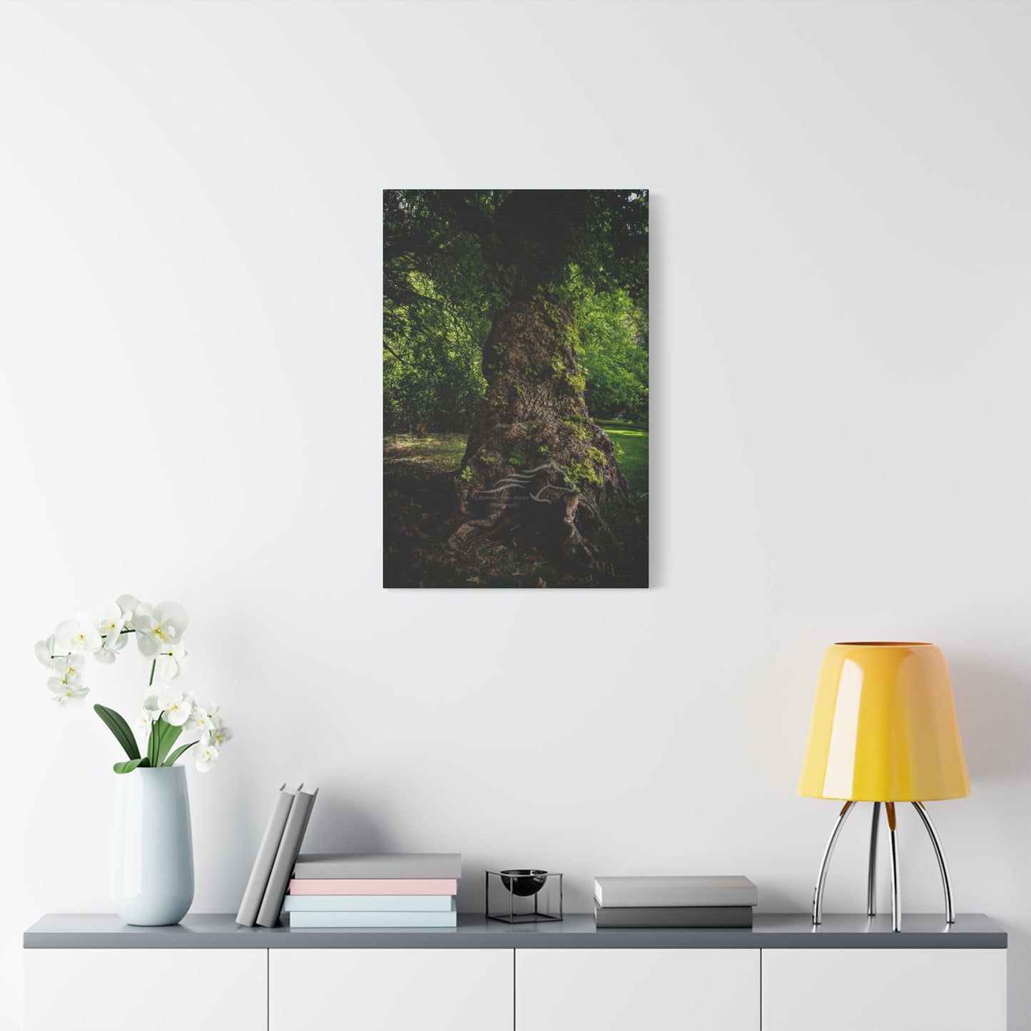 Natural Green Tree Canvas