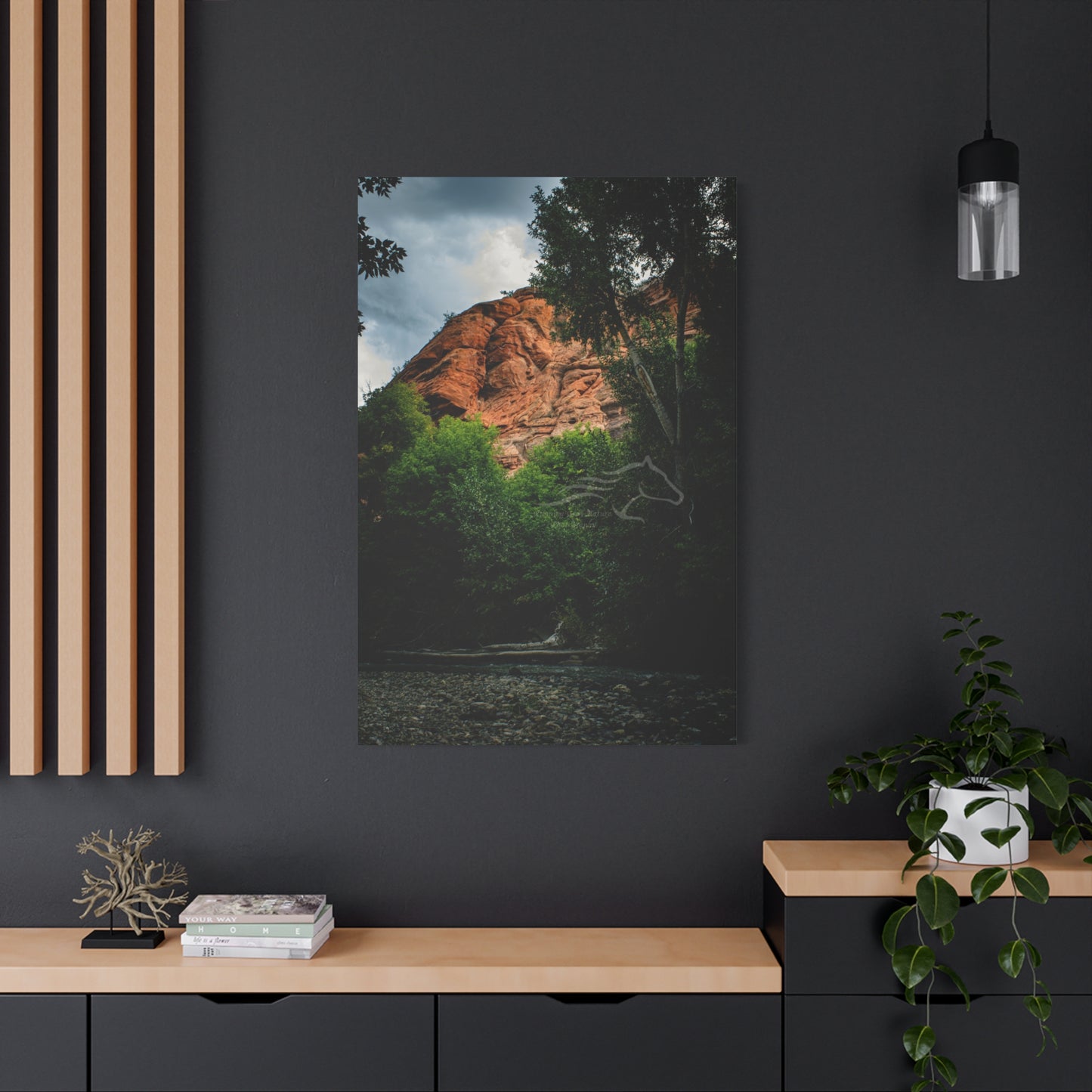 Red Rock Near Ayres Natural Bridge Canvas