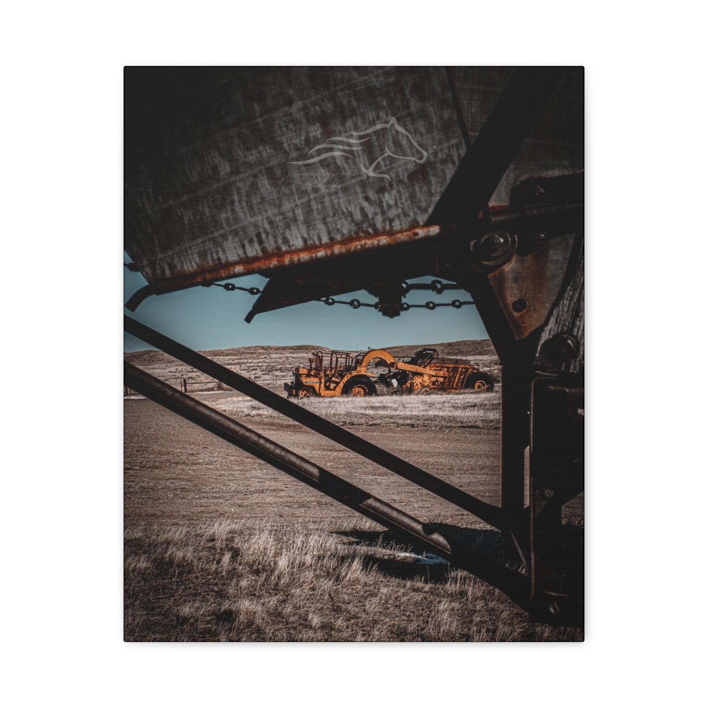 Rustic Yellow John Deer Canvas