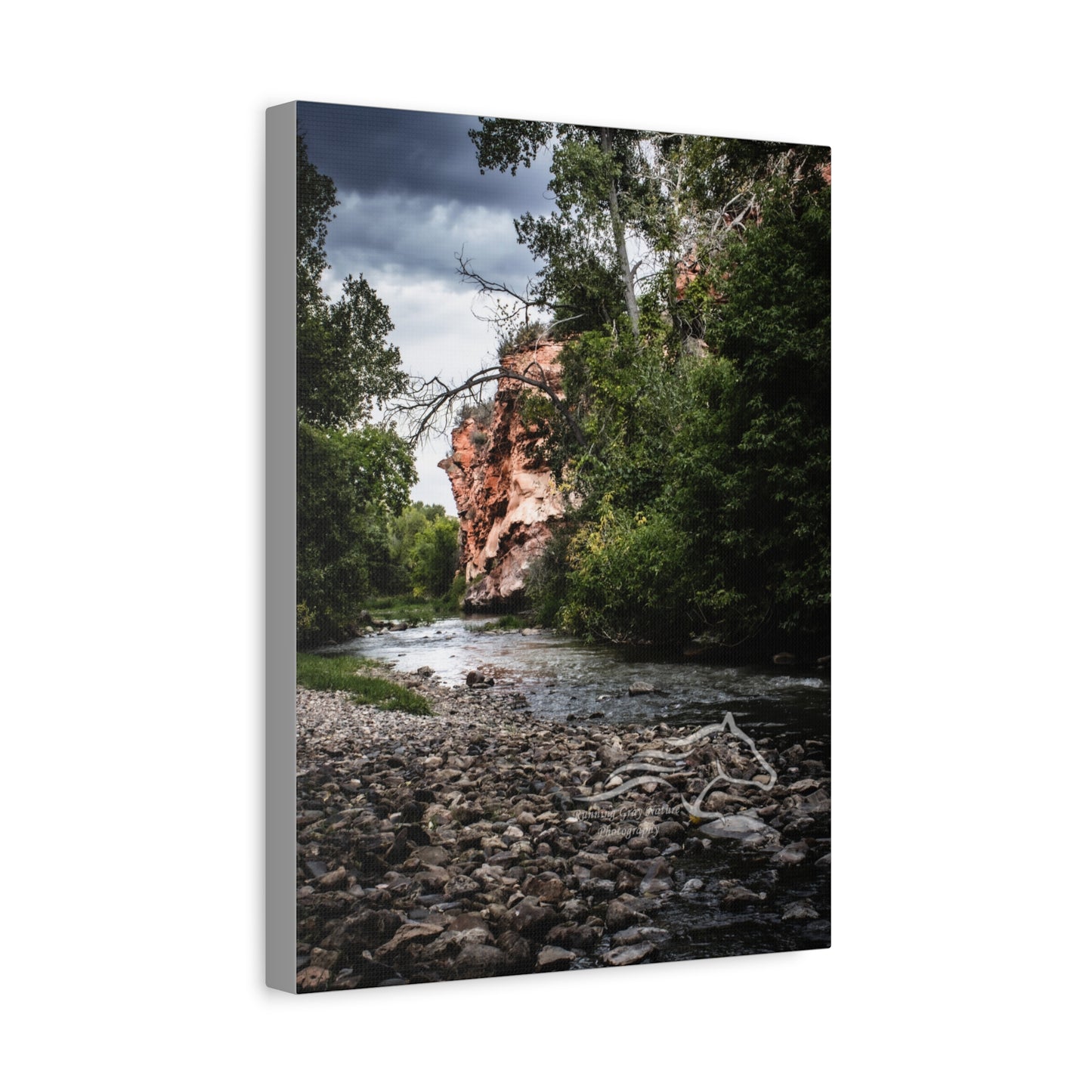 Storm Cloudes near Ayres Natural Bridge Canvas