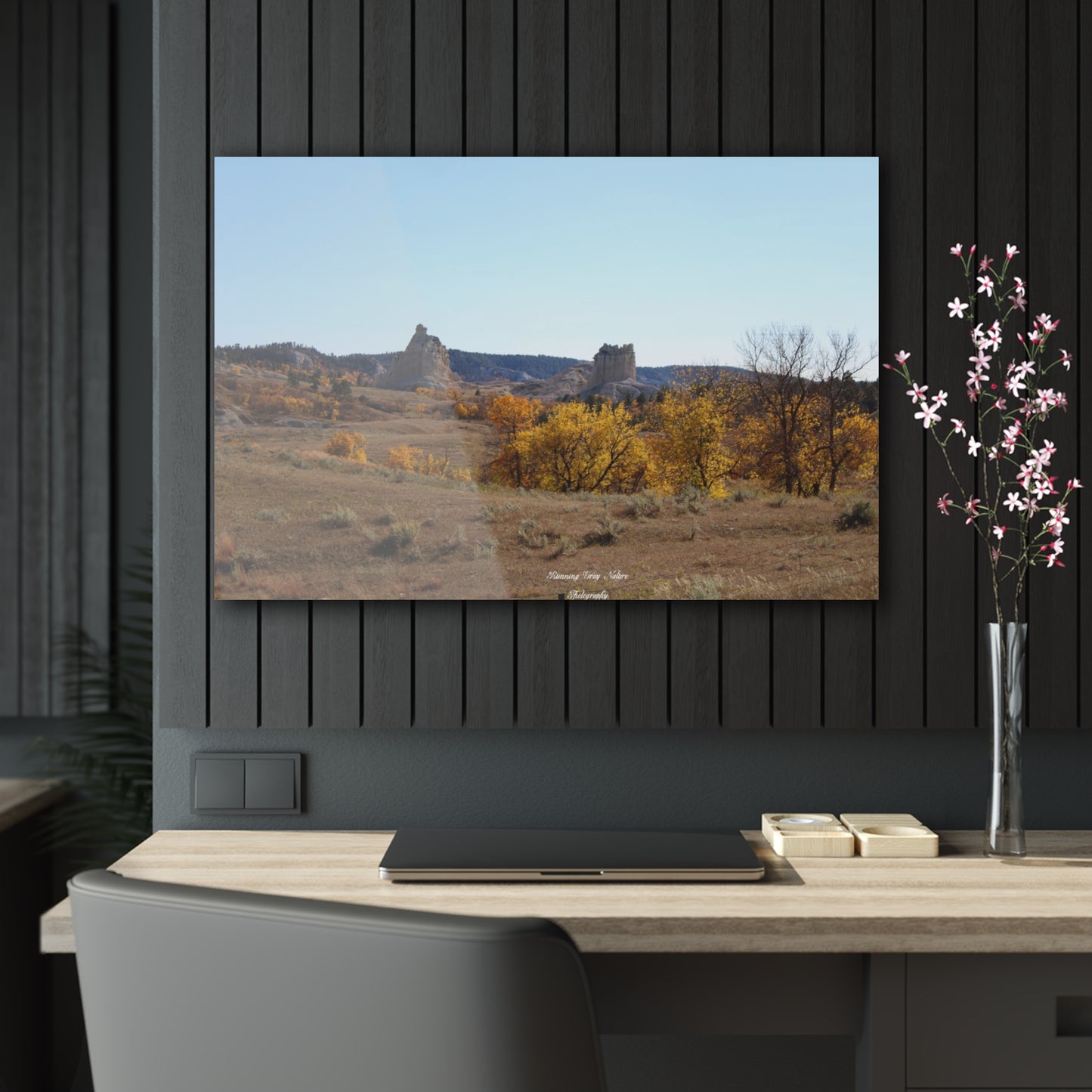 Fall Time near Slim Butte Acrylic Prints