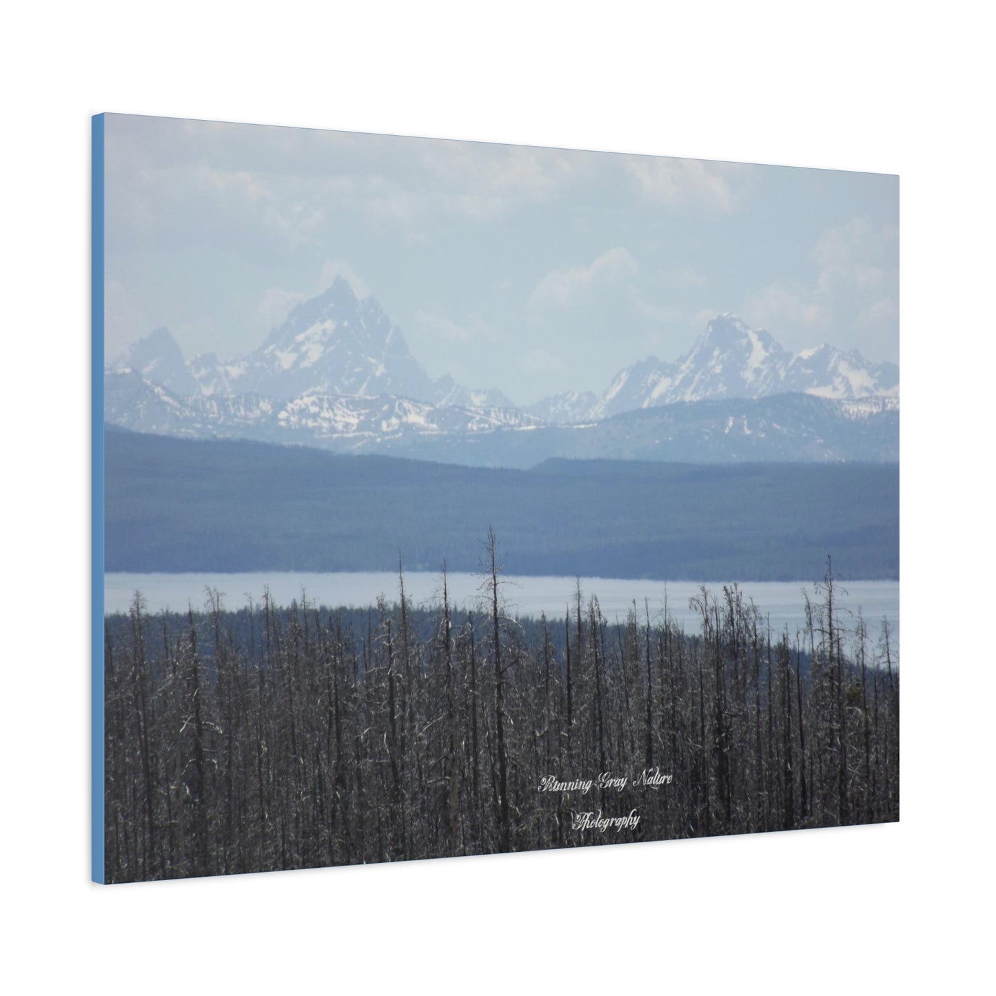 Teton Range Matte Canvas, Stretched, 1.25"