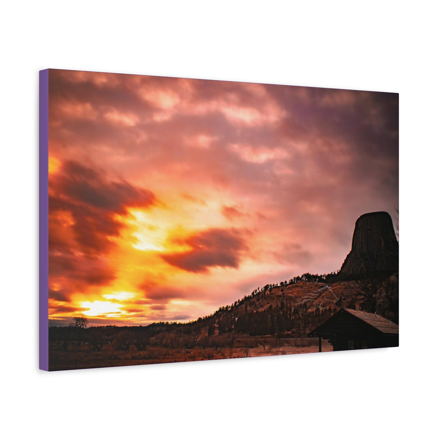 Devils Tower Canvas