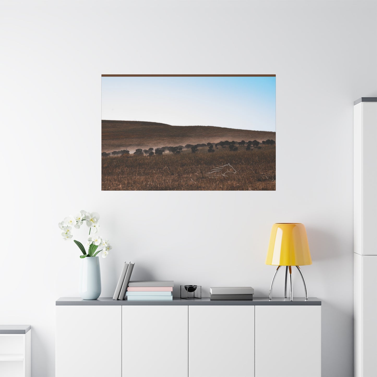 Buffalo Herd Canvas