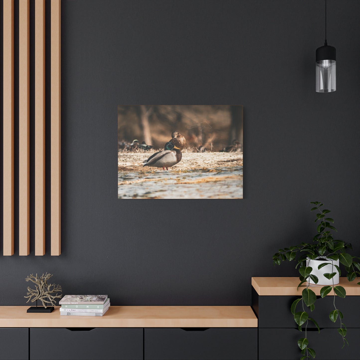 Nature-Inspired Duck Canvas