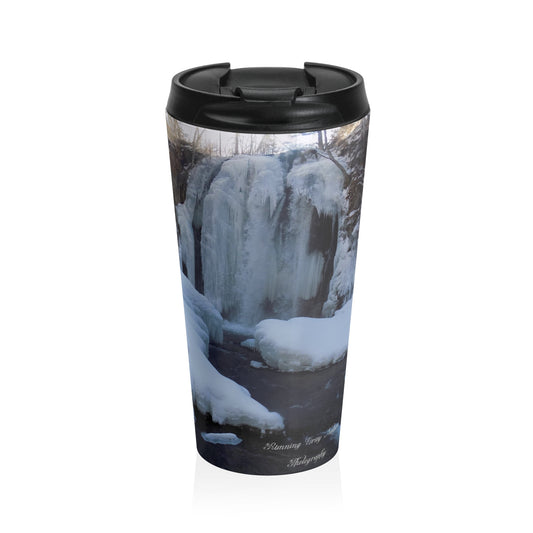 Frozen Spearfish Canyon Stainless Steel Travel Mug