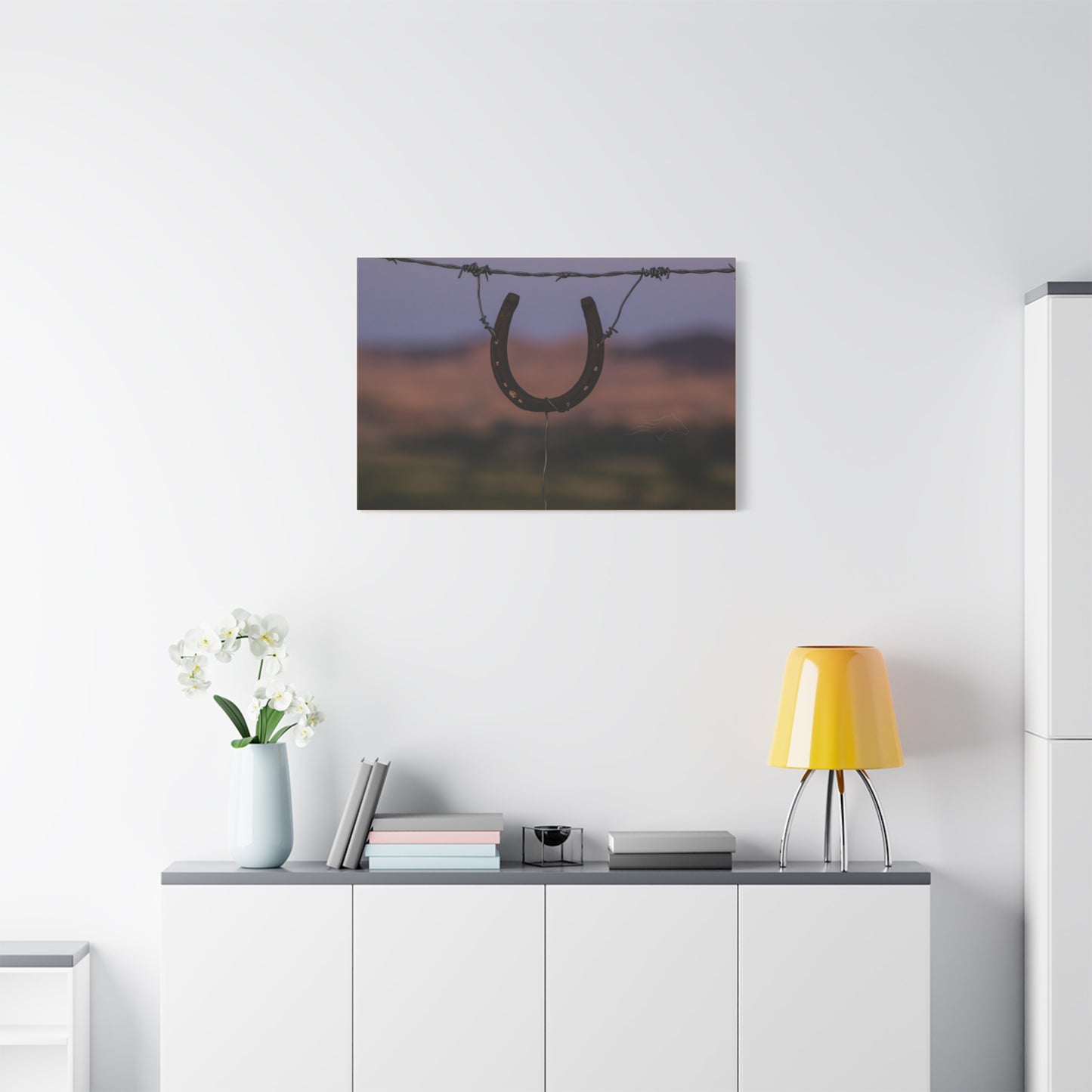 Rustic Horseshoe Canvas