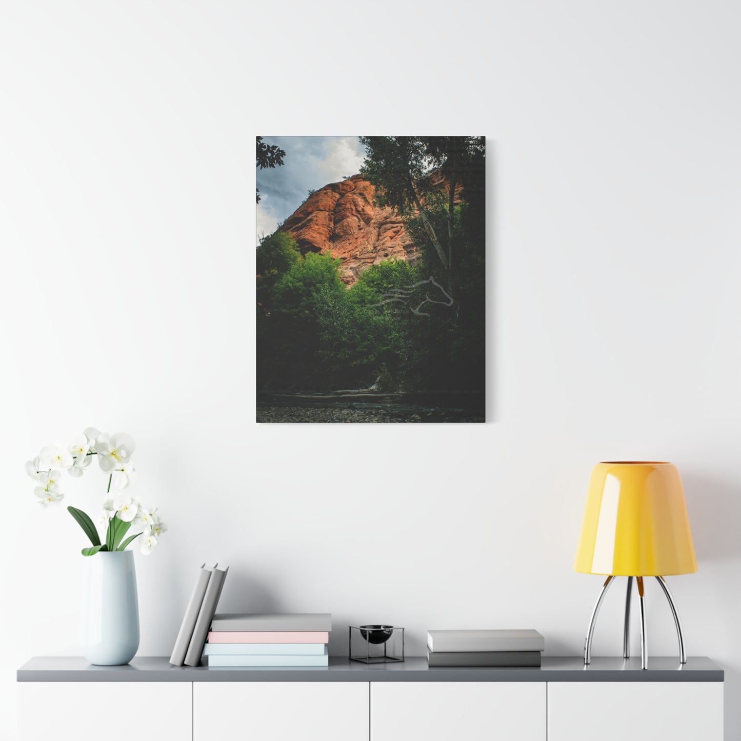 Red Rock Near Ayres Natural Bridge Canvas