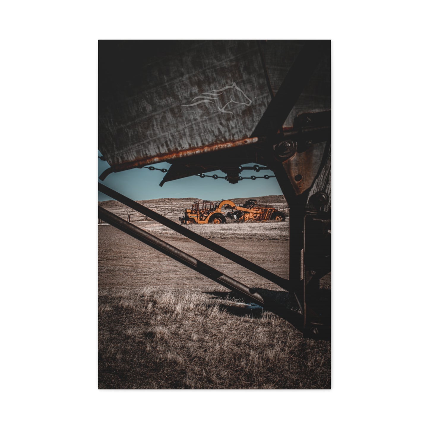 Rustic Yellow John Deer Canvas