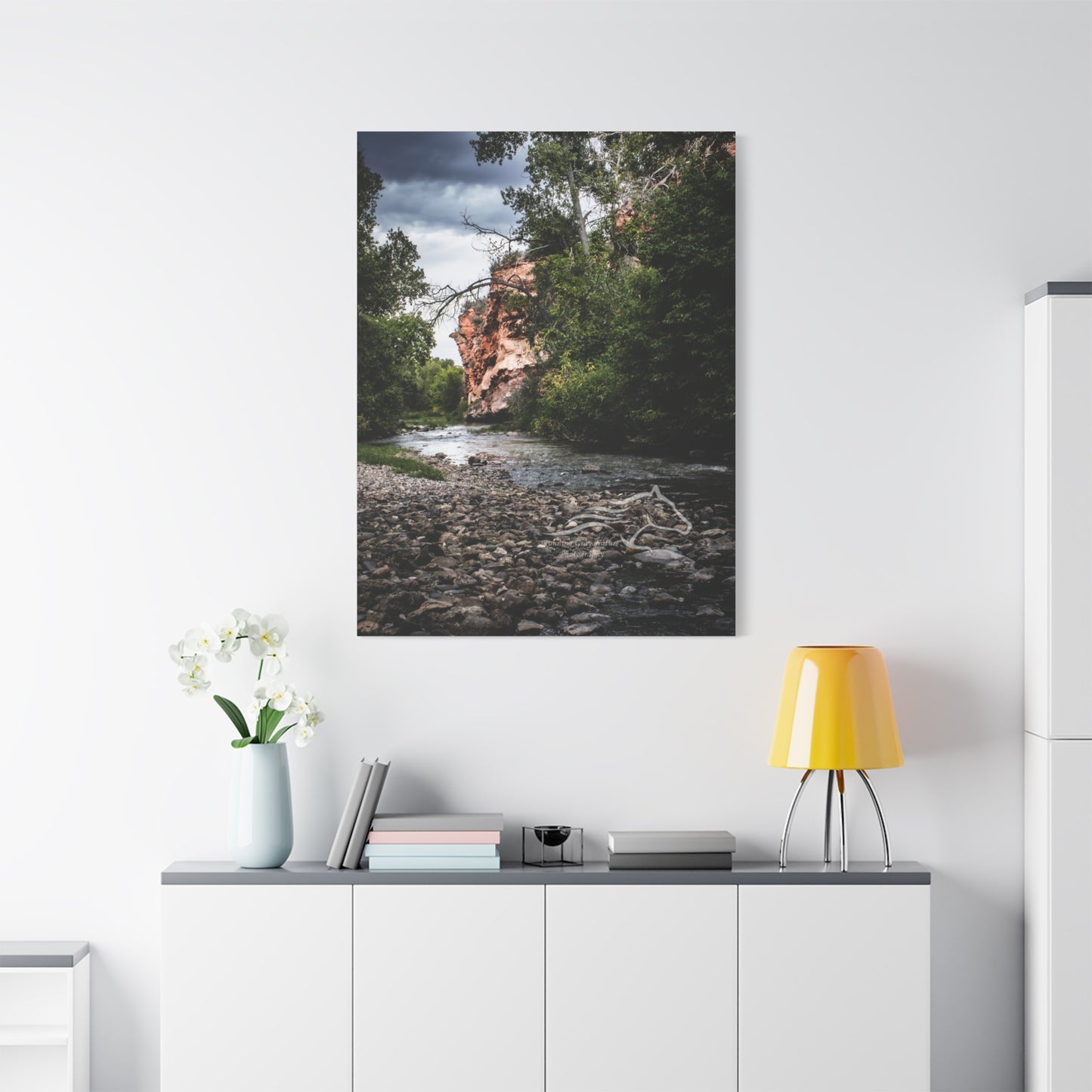Storm Cloudes near Ayres Natural Bridge Canvas