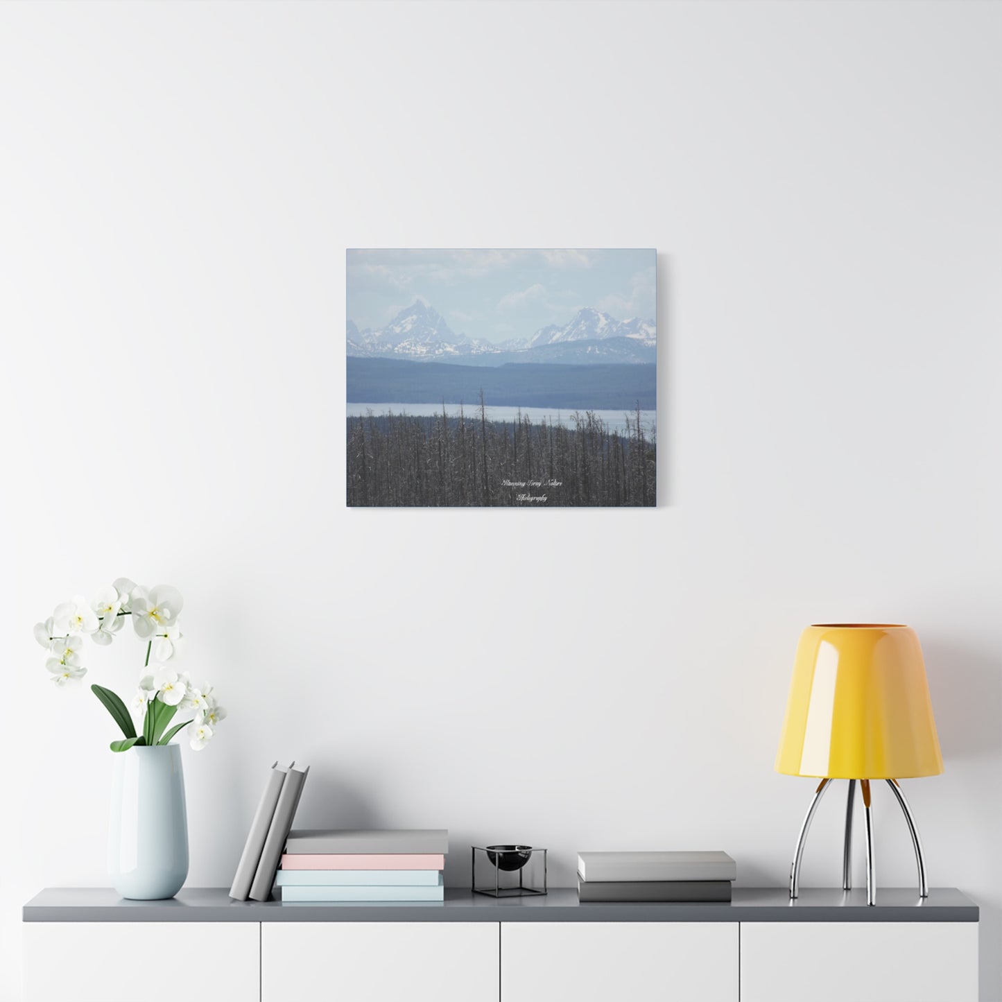 Teton Range Matte Canvas, Stretched, 1.25"