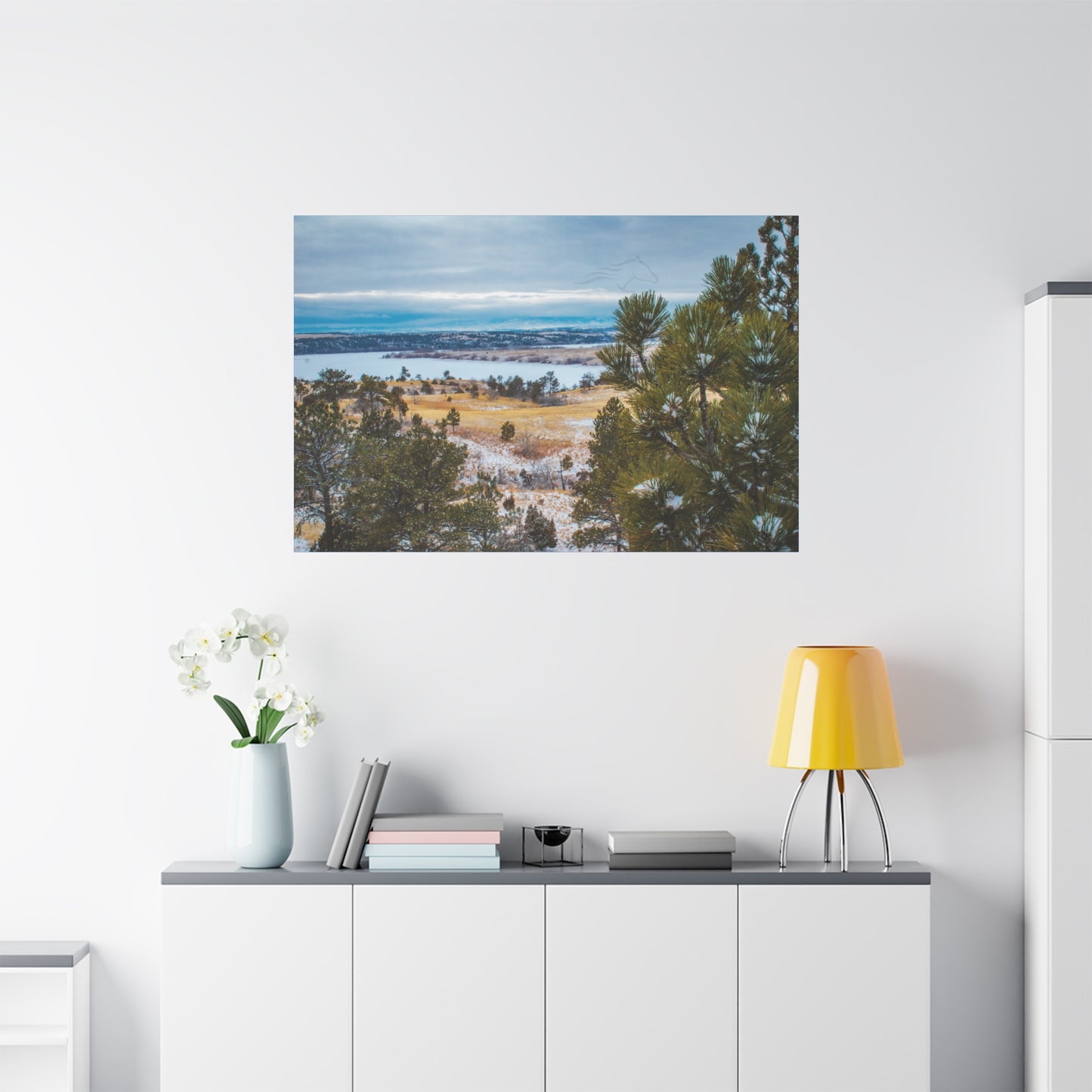 Guernsey View Wyoming Canvas