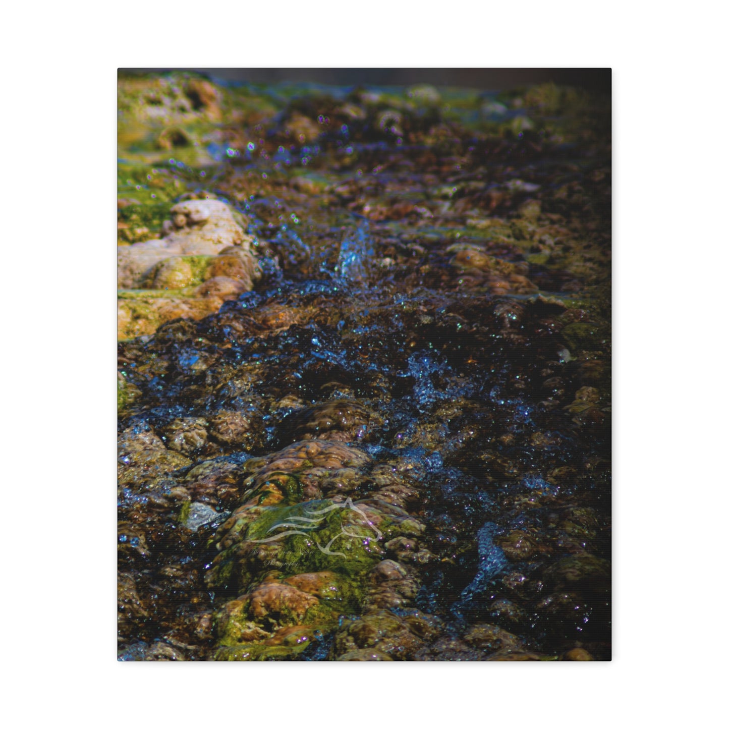 Hot Springs Waterfall Canvas
