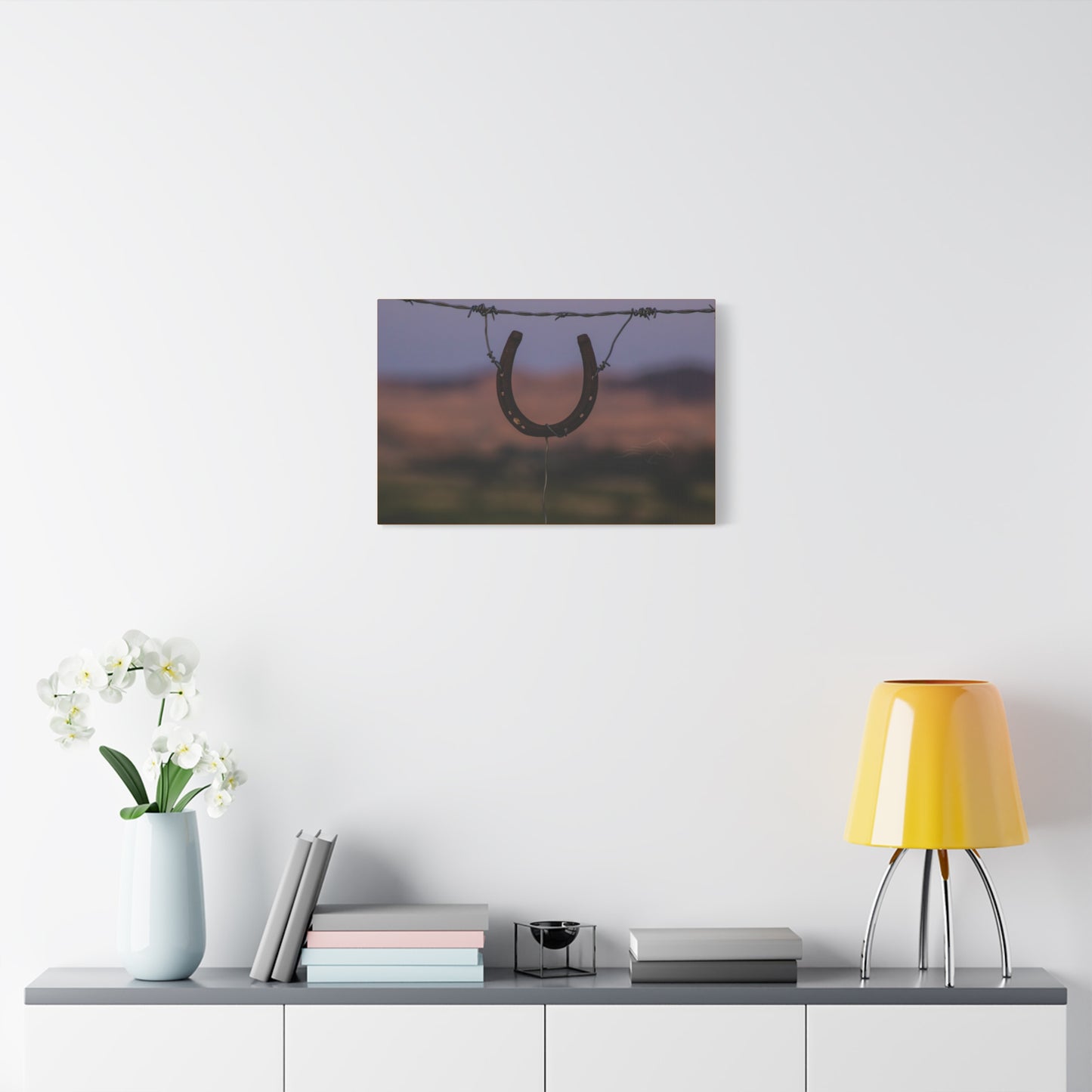 Rustic Horseshoe Canvas