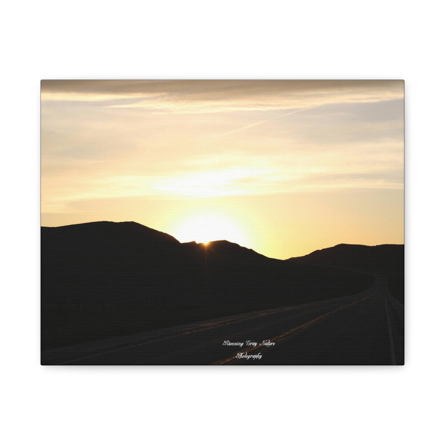 Sheridan Wyoming Back Road Matte Canvas, Stretched, 1.25"