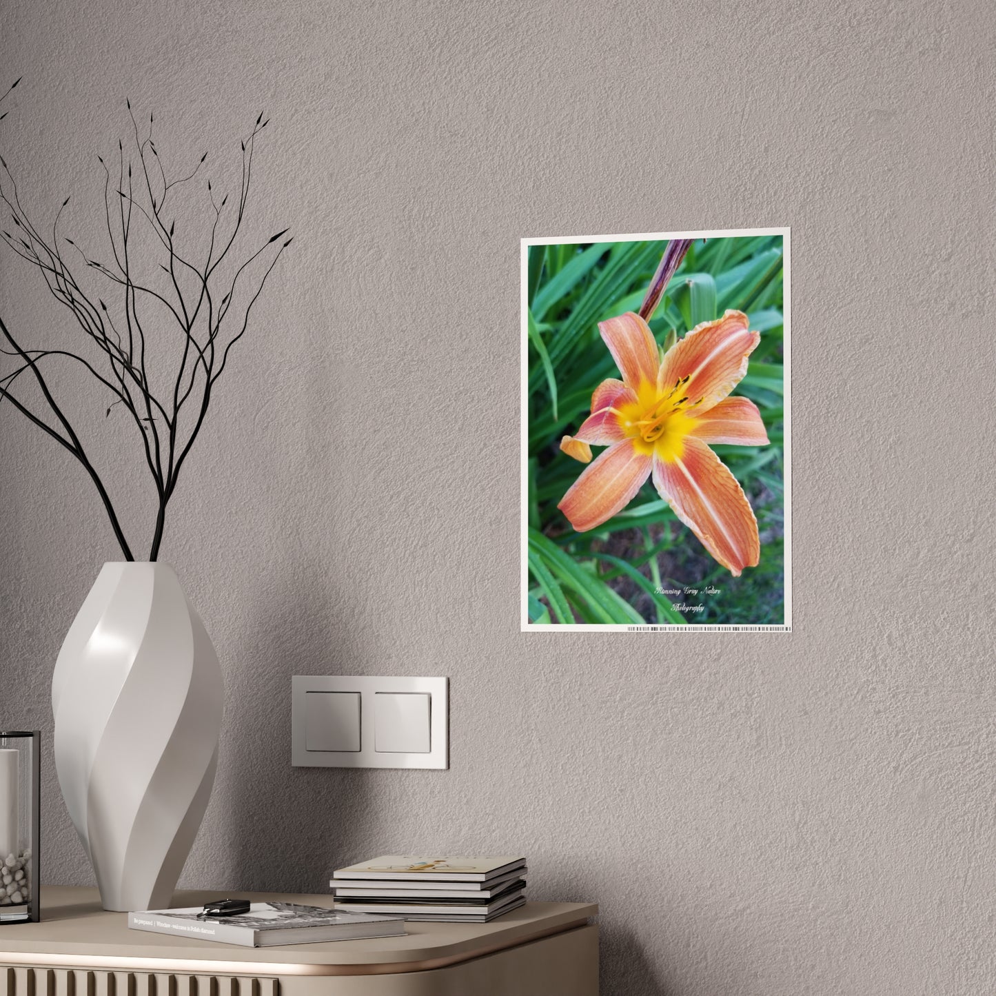 Posters Board Orange Day Lily