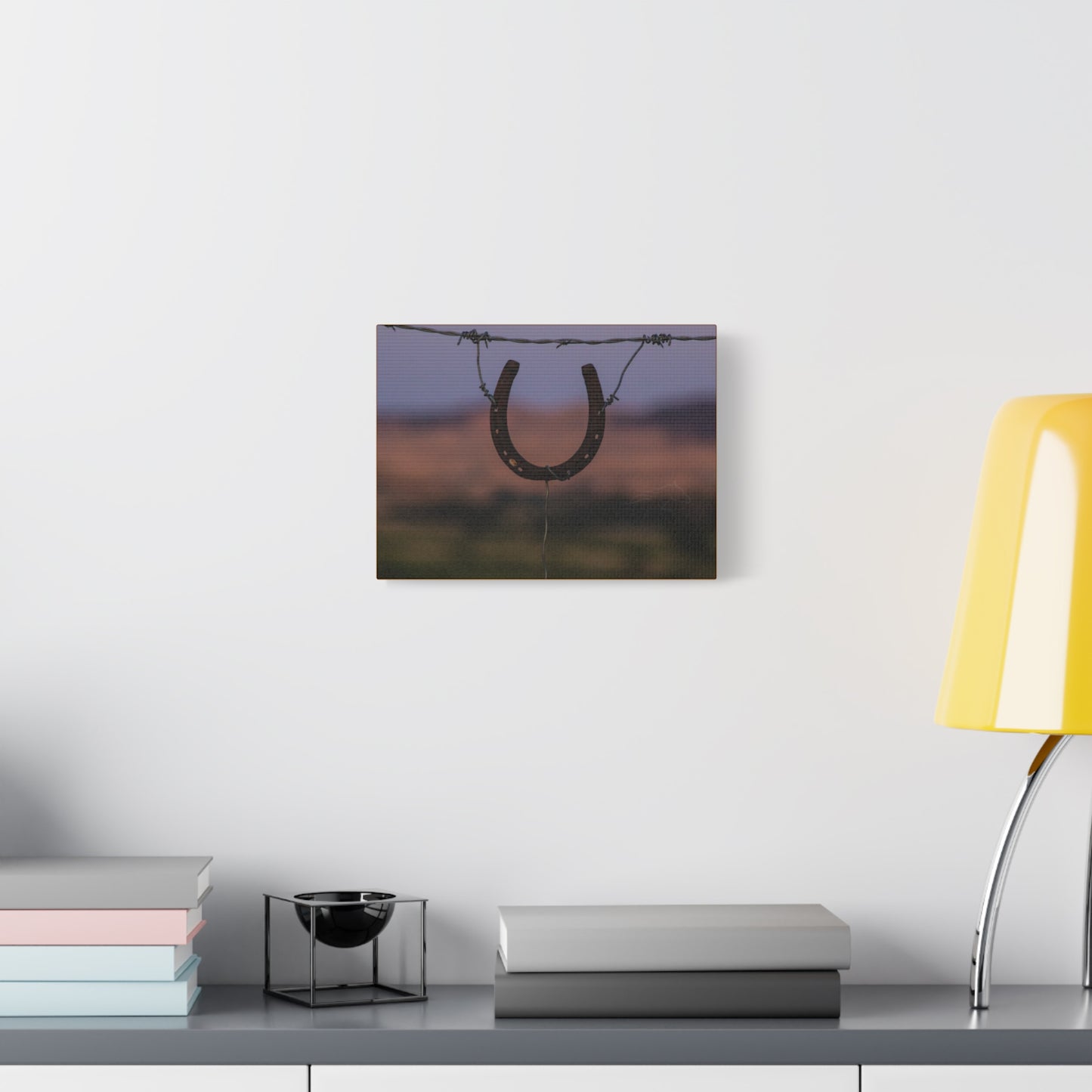 Rustic Horseshoe Canvas