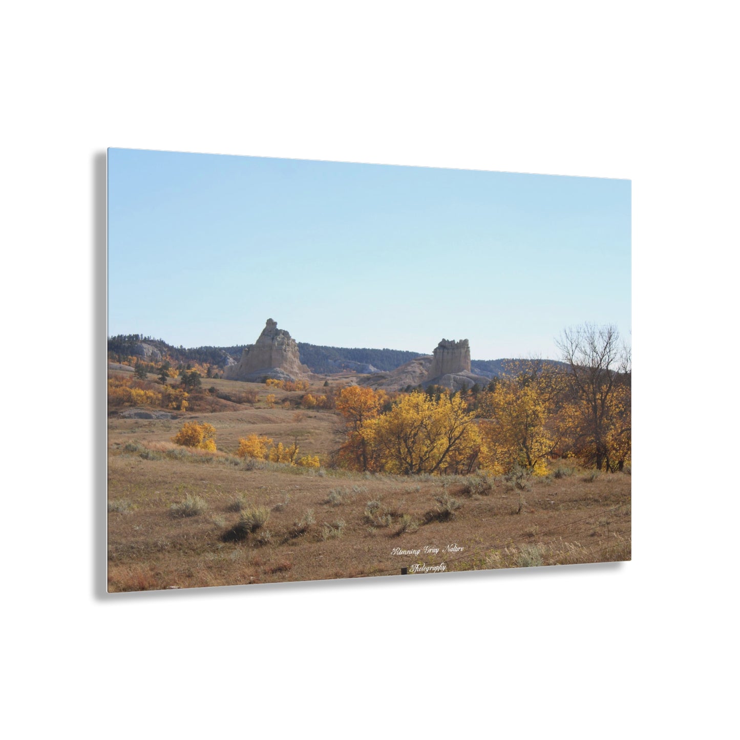 Fall Time near Slim Butte Acrylic Prints