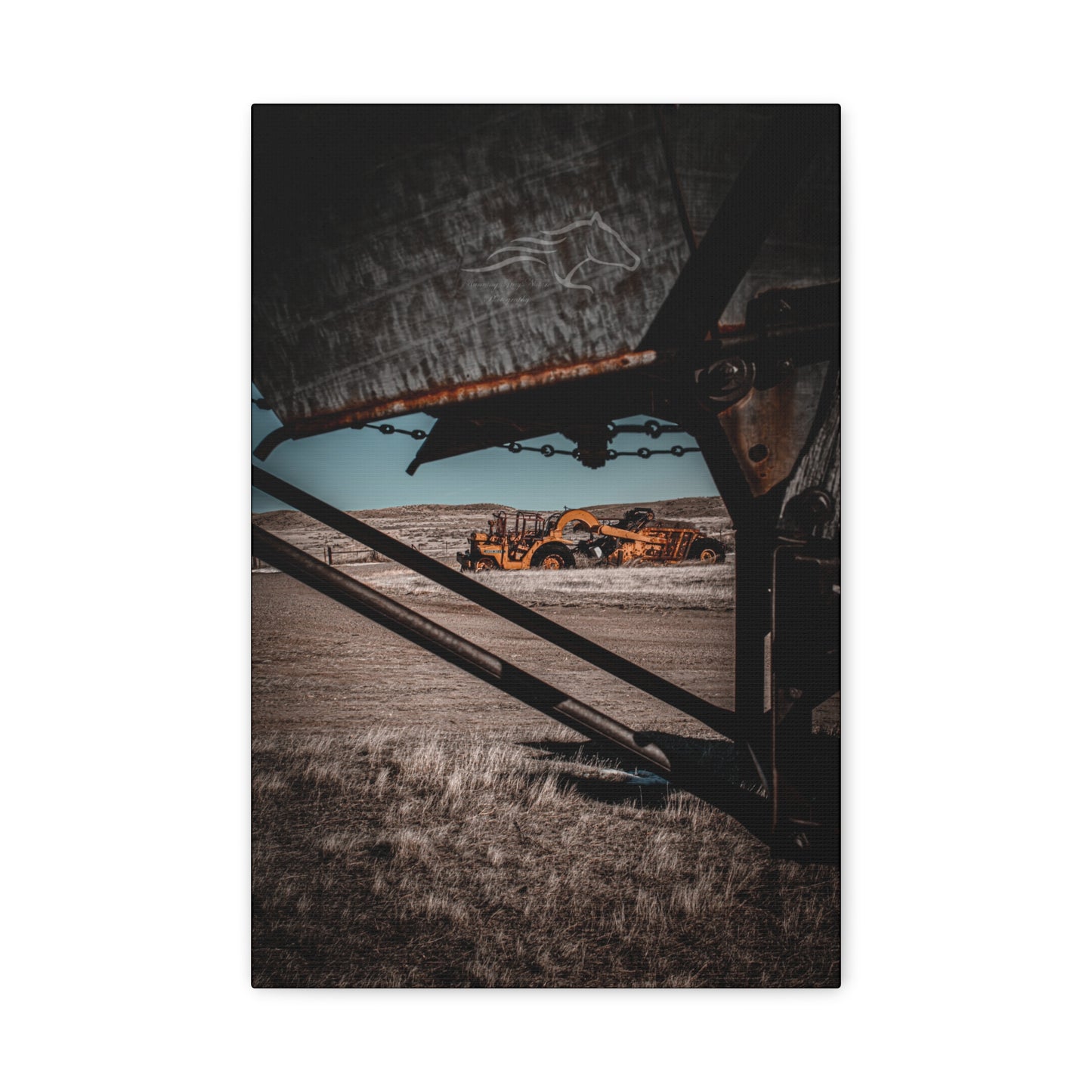 Rustic Yellow John Deer Canvas