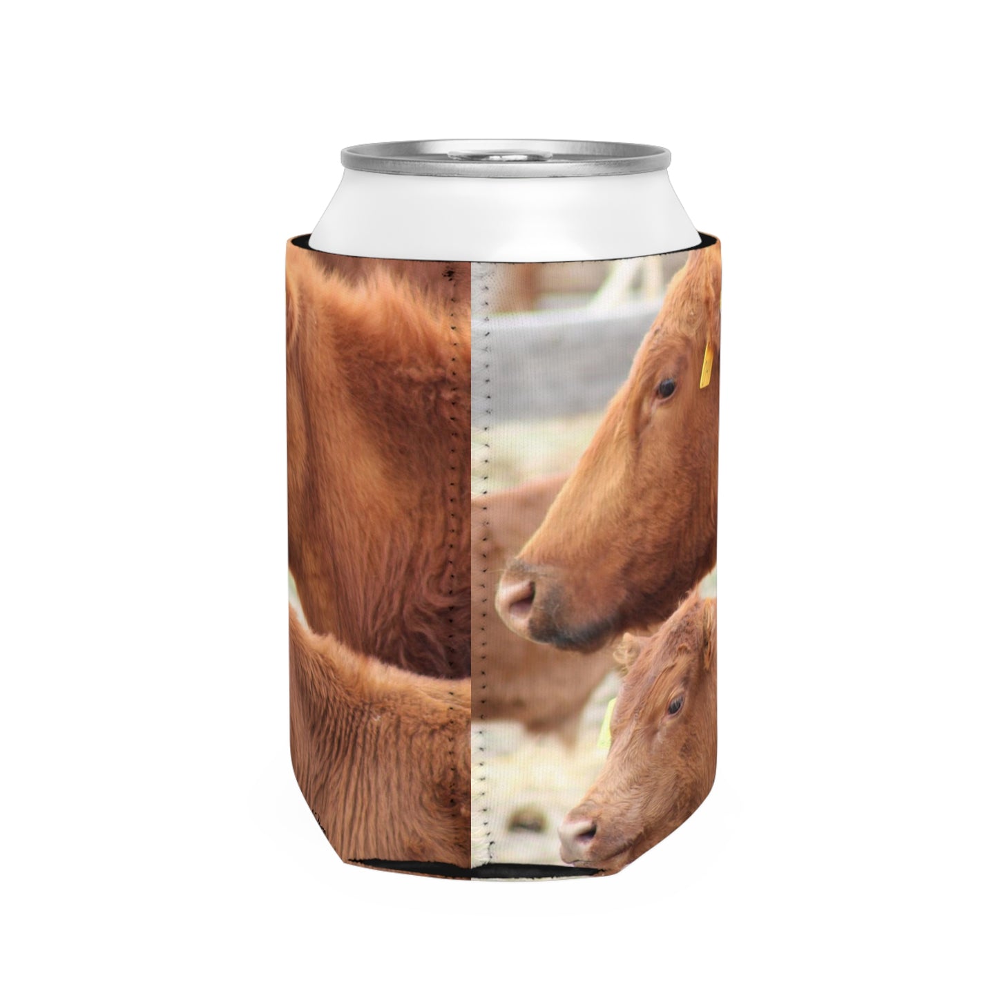 Momma and Baby Calf Can Koozie Sleeve