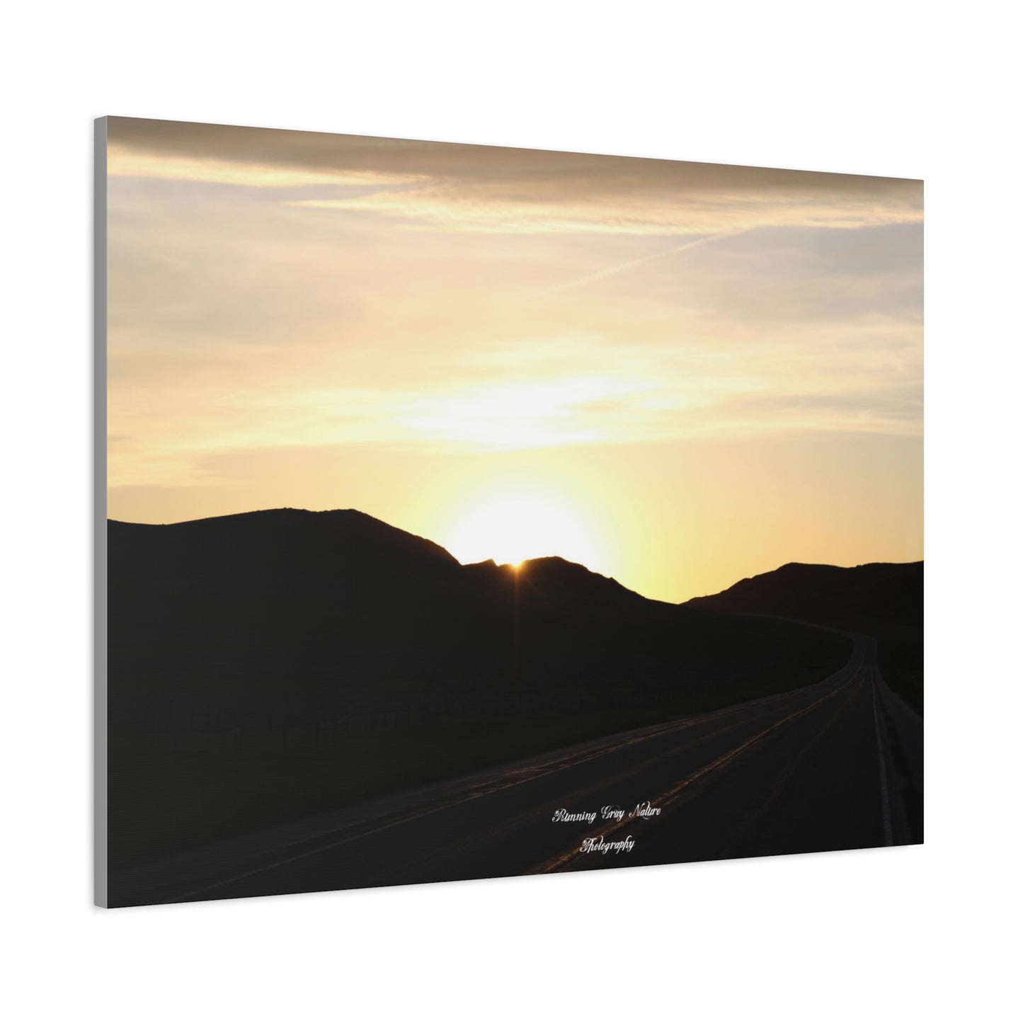 Sheridan Wyoming Back Road Matte Canvas, Stretched, 1.25"