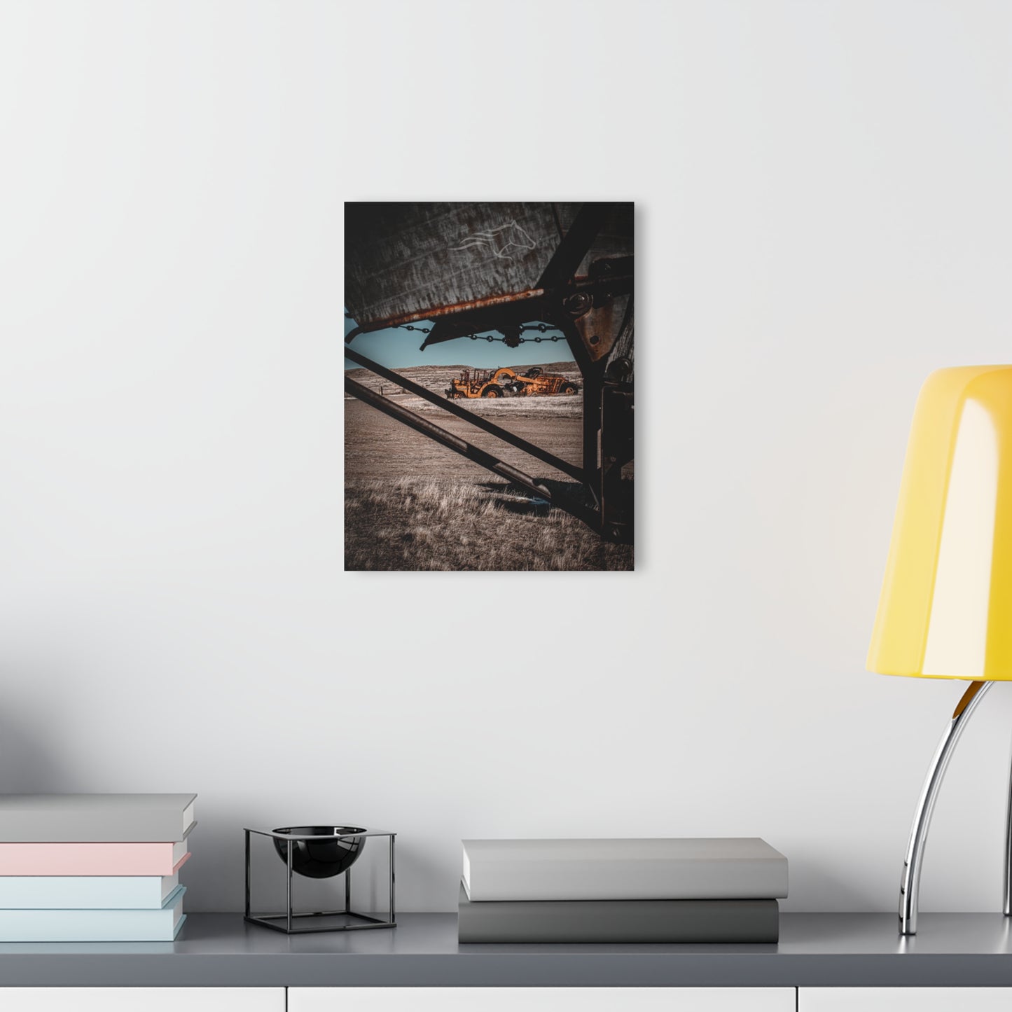 Rustic Yellow John Deer Acrylic